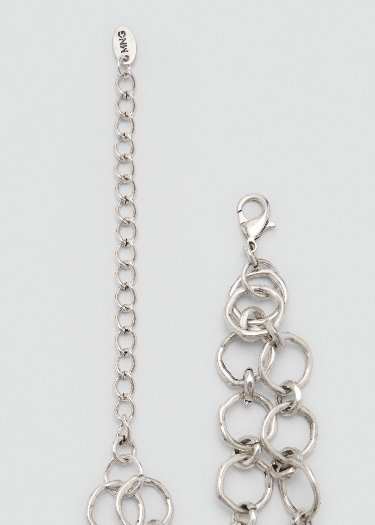 Ceinture chaîne métallique avec fleur - Détail de l'article 2