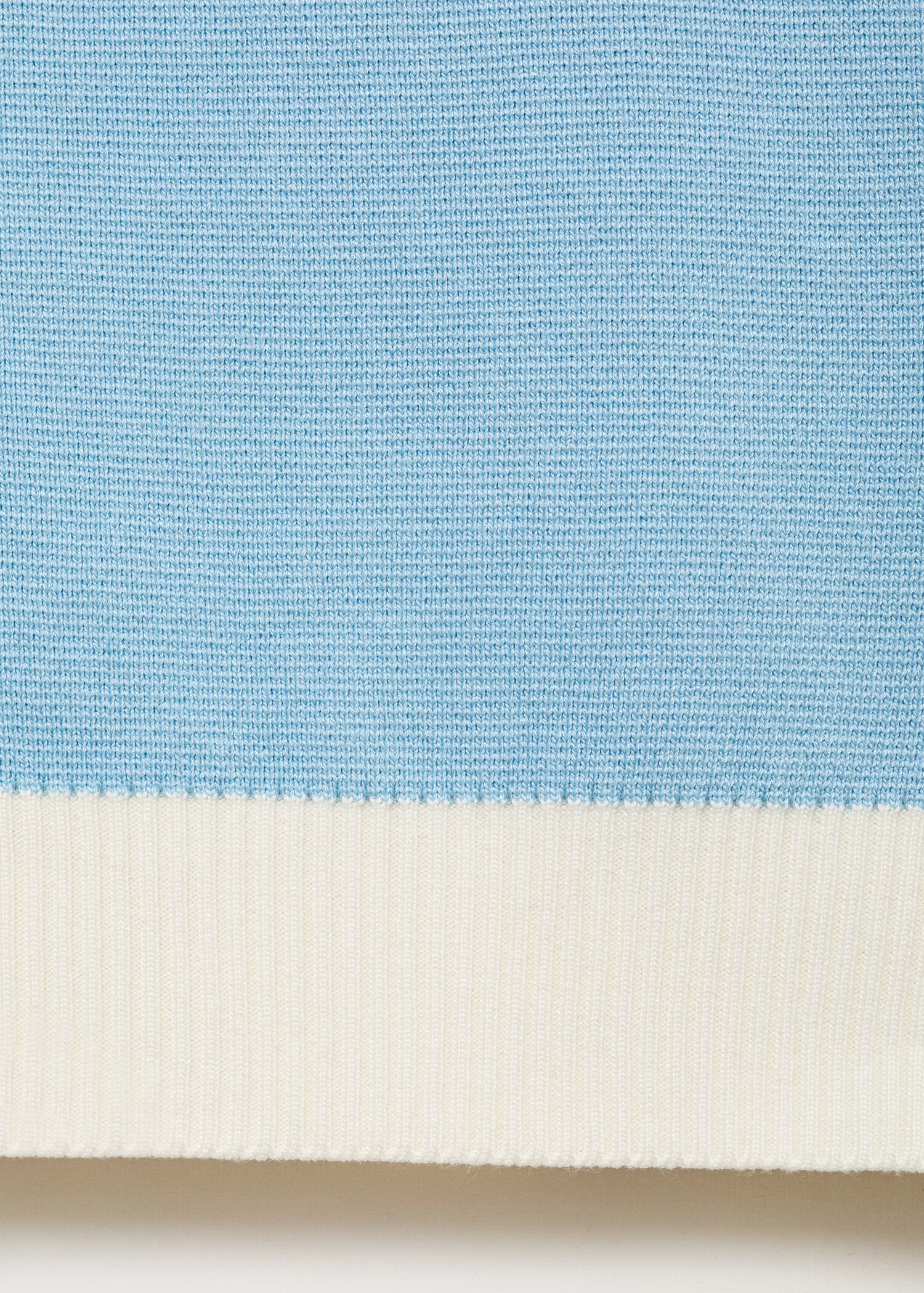 Gilet maille liserés contrastants - Détail de l'article 0