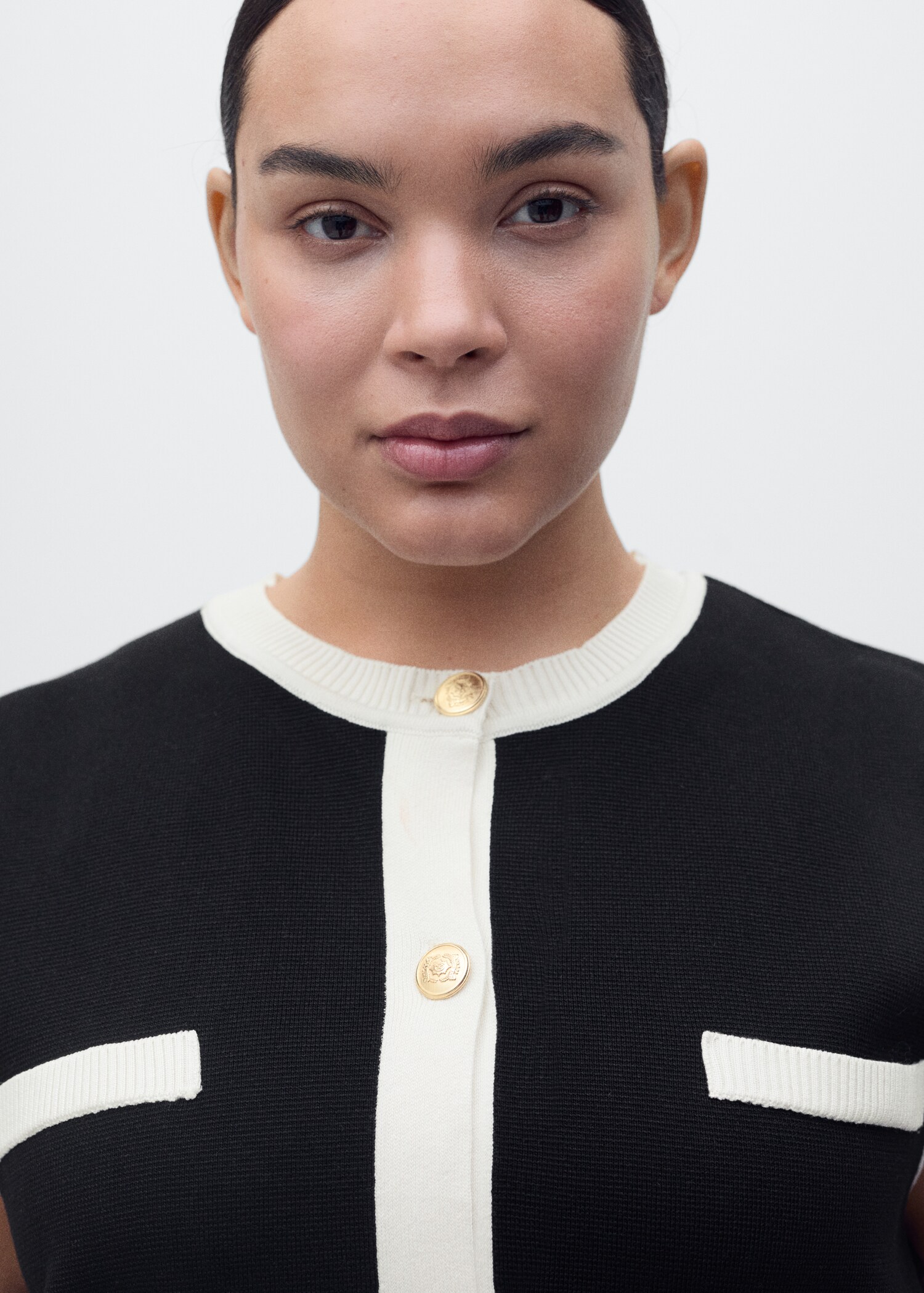 Gilet maille liserés contrastants - Détail de l'article 4