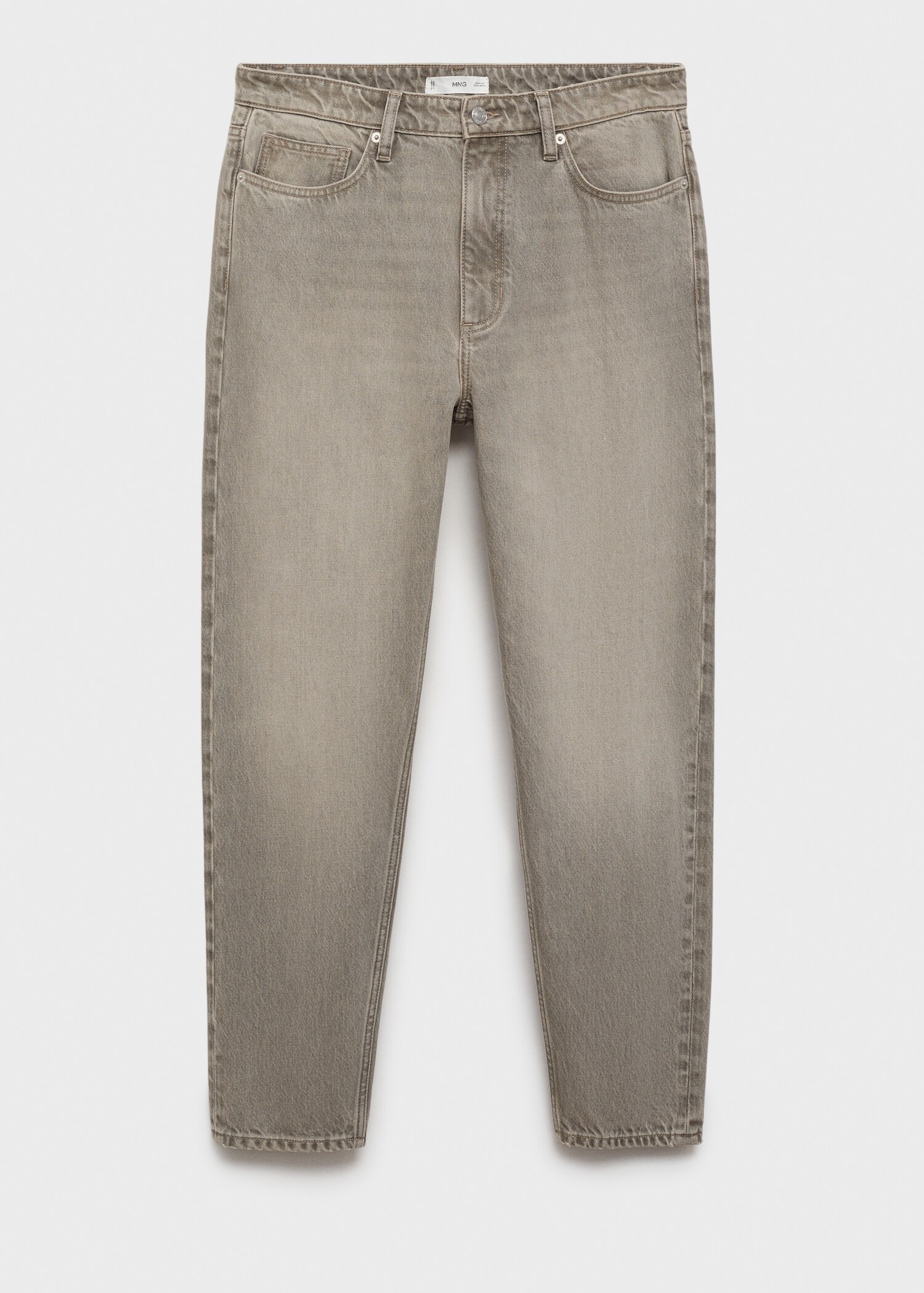 Cropped carrot-fit jeans - Article without model