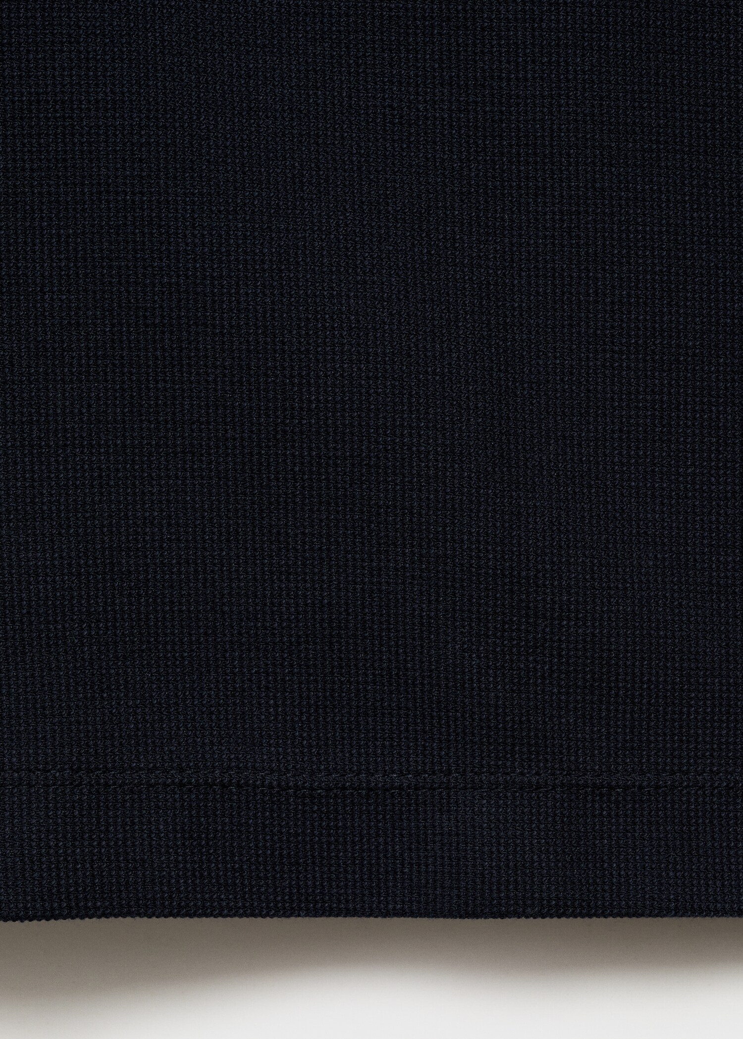 Structured knitted shirt - Details of the article 0