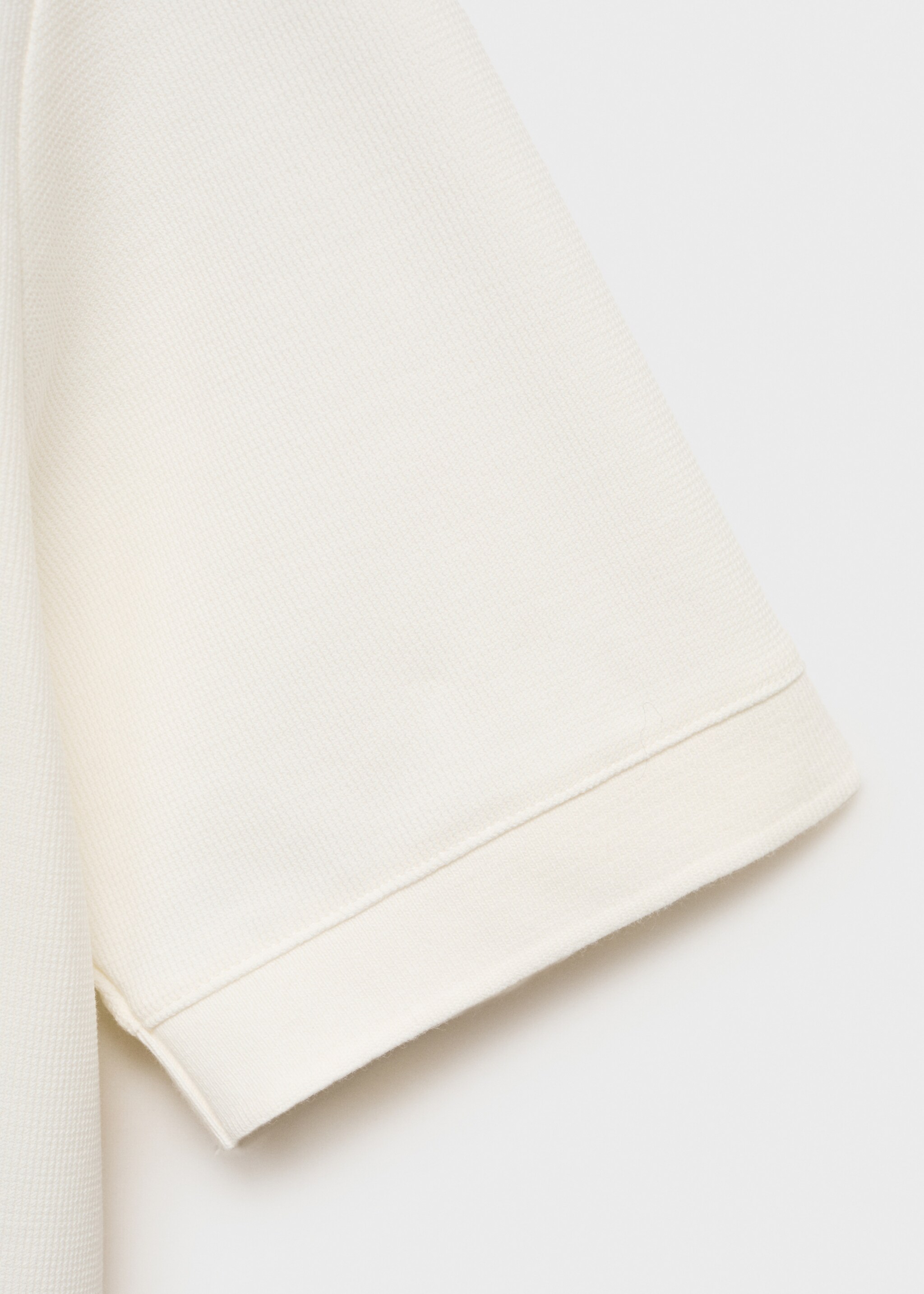 Polo maille structure - Détail de l'article 0, Blanc. Ref: 87045926-00.