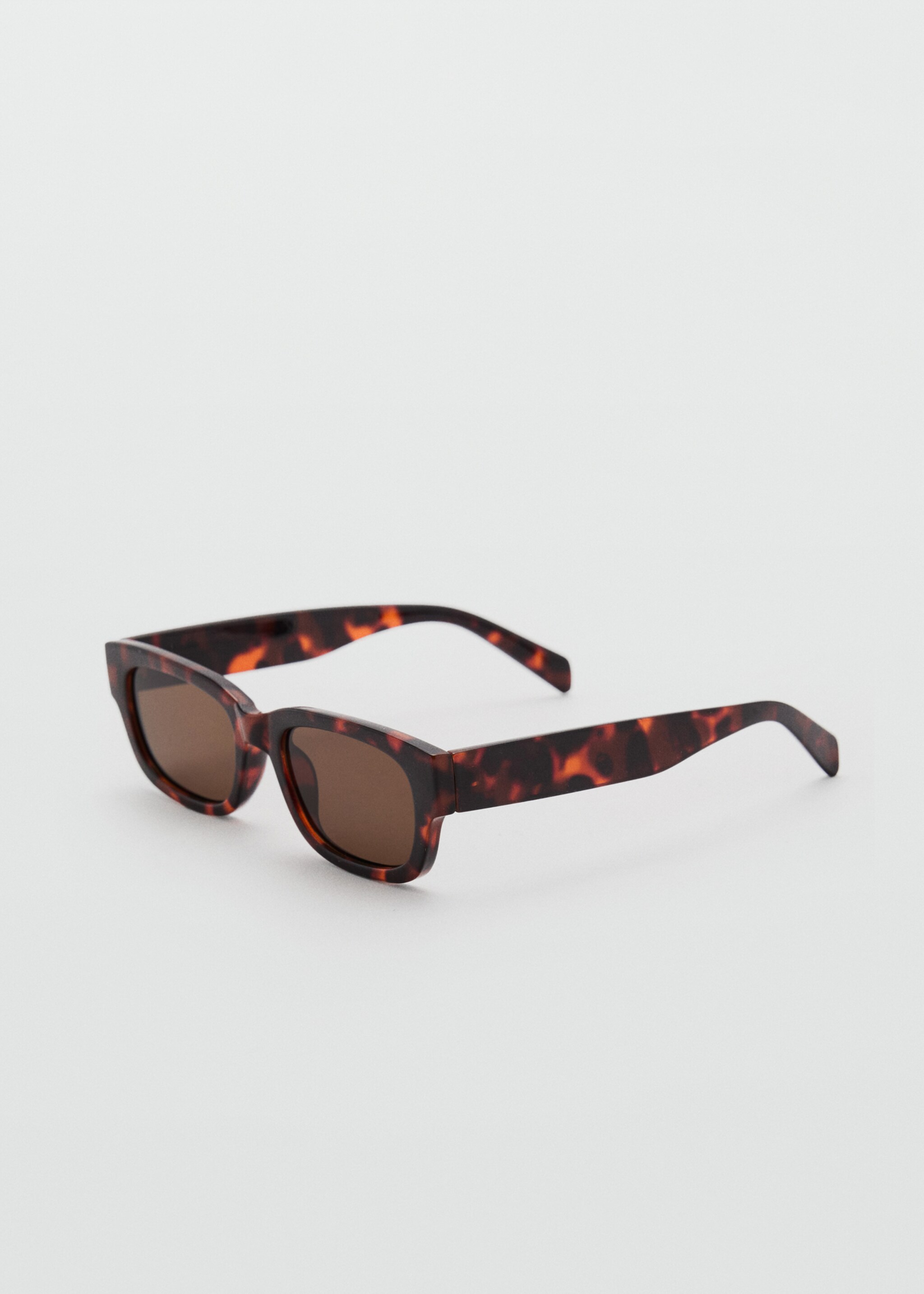 Rectangular-frame sunglasses - Medium plane, Chocolate. Ref: 87045929-00.