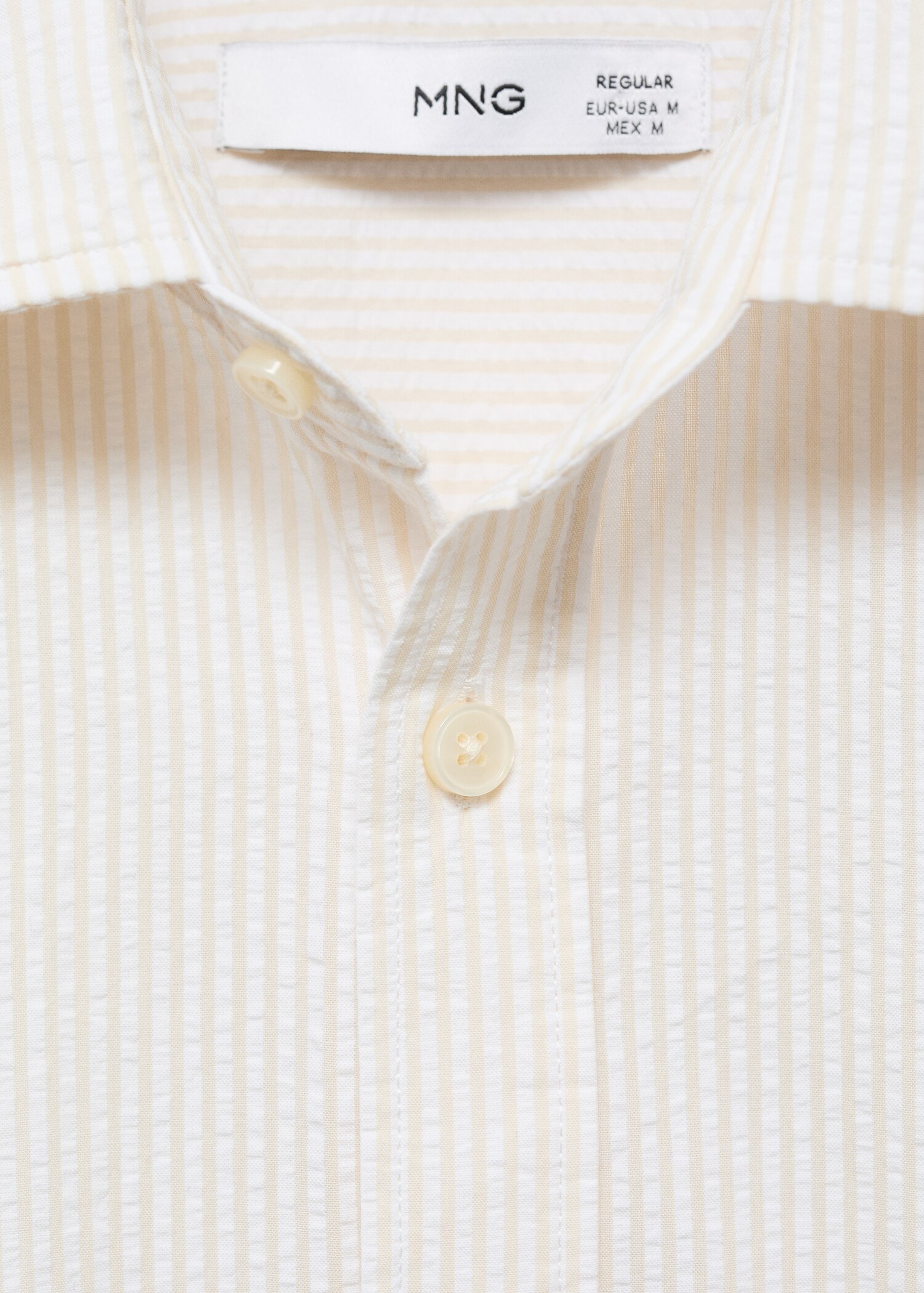 Striped seersucker shirt - Details of the article 8