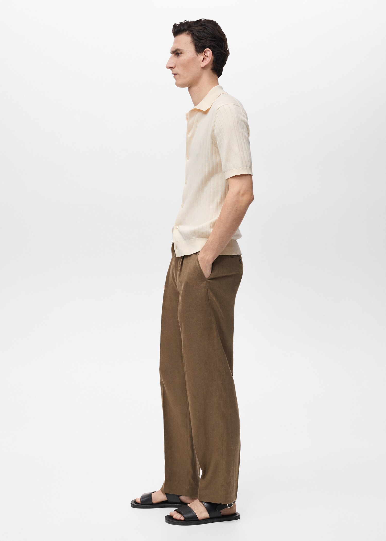 Fine rib-knit shirt - Details of the article 2