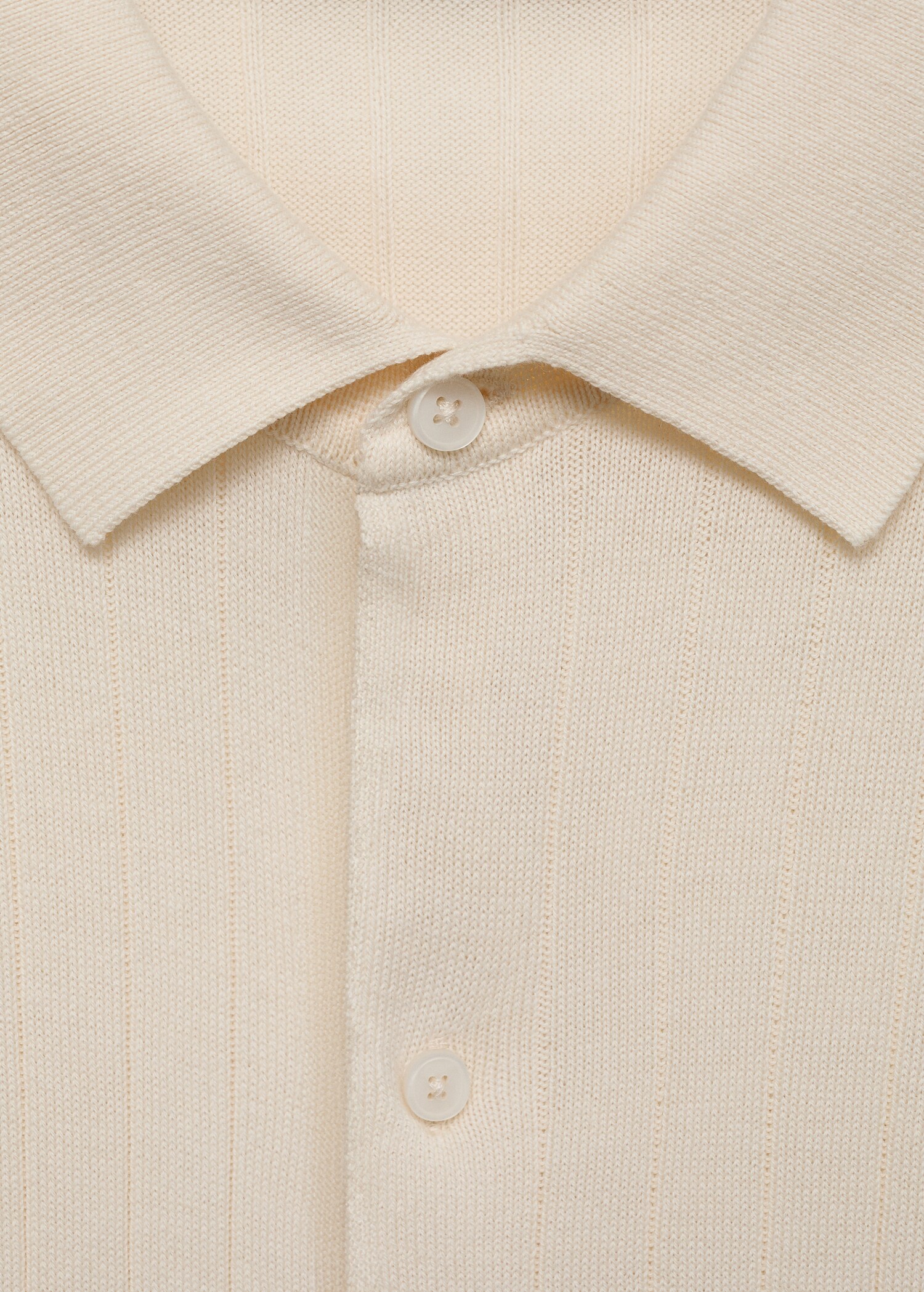 Fine rib-knit shirt - Details of the article 8