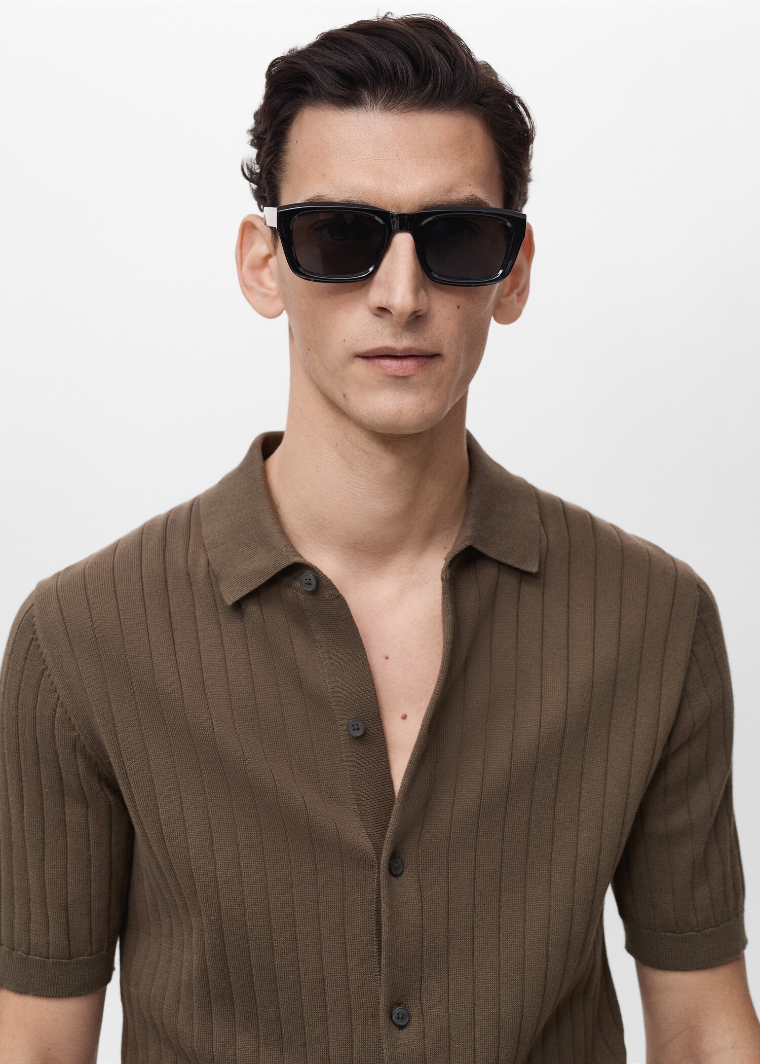 Fine rib-knit shirt - Details of the article 1