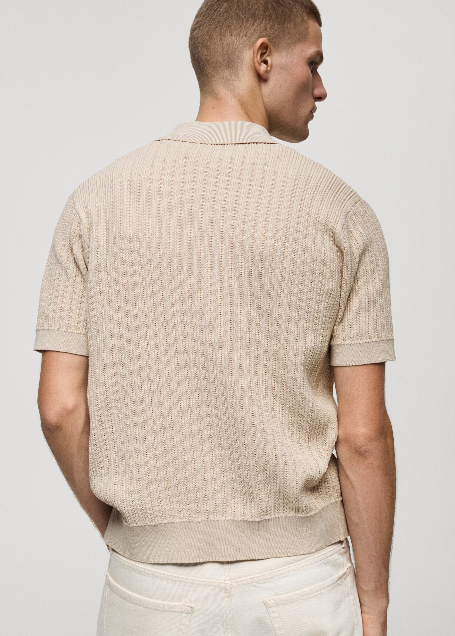 Chemise 100 % coton structurée - Verso de l’article