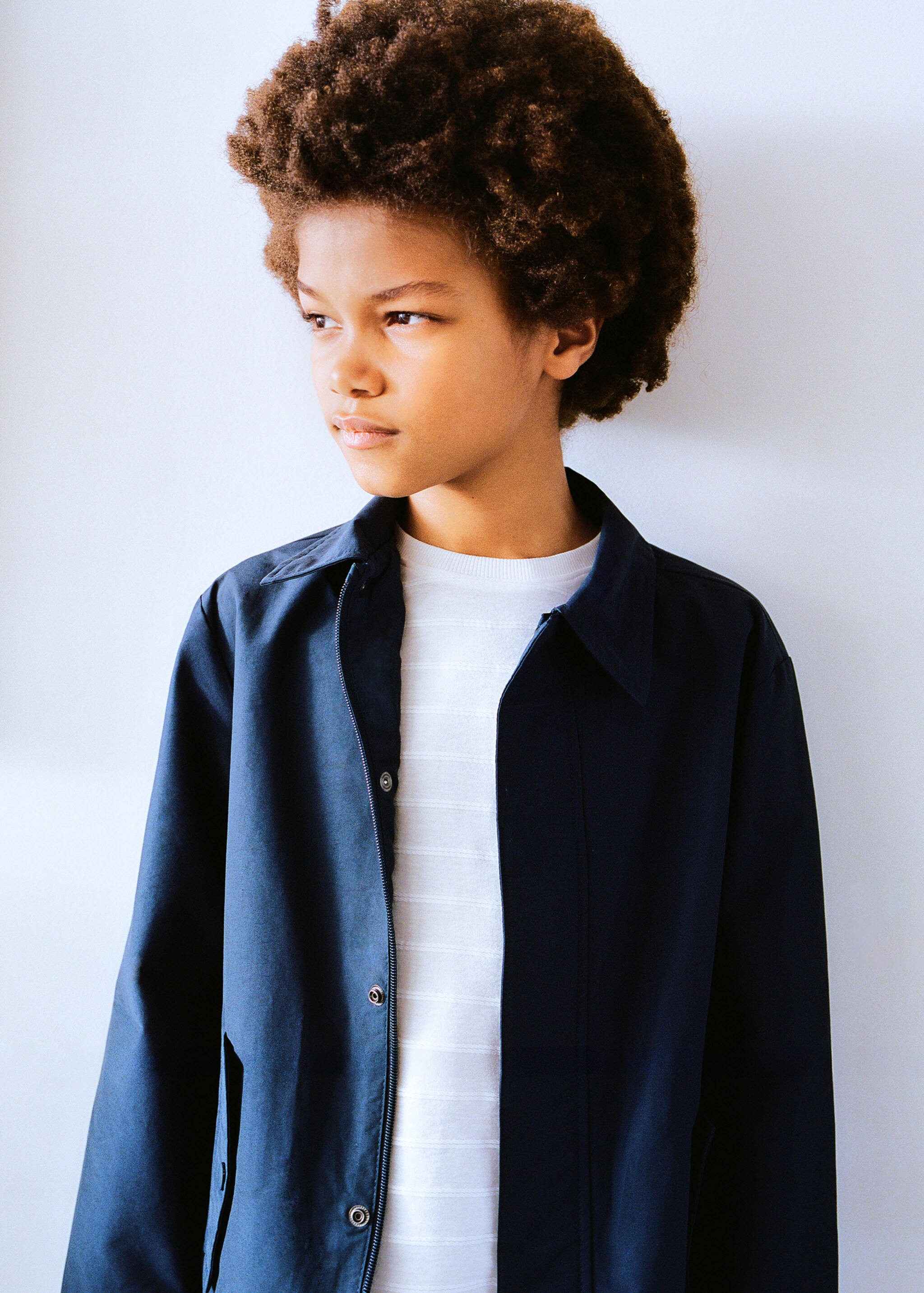 Parka coton - Détail de l'article 5, Bleu marine foncé. Ref: 87045941-00.