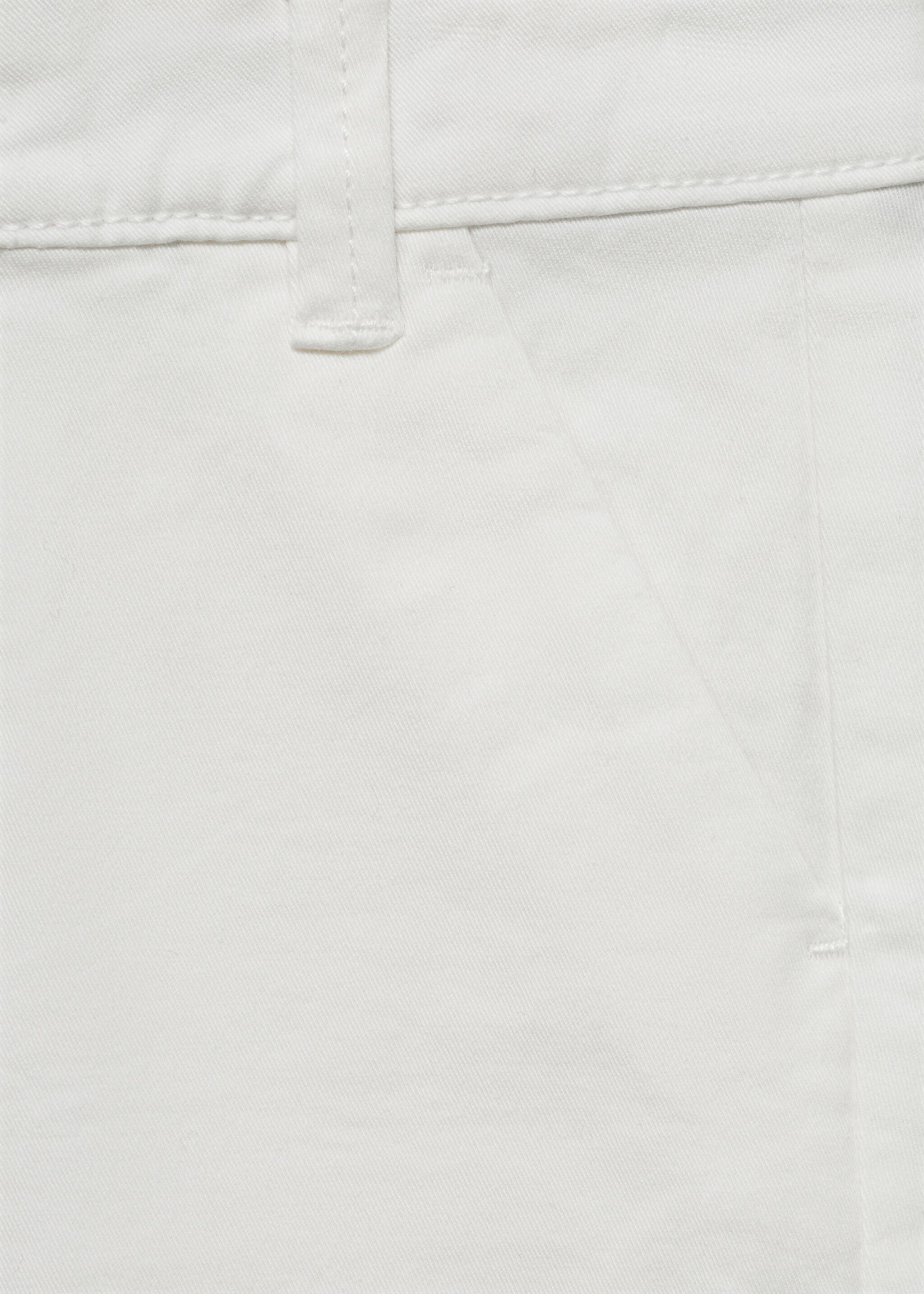 Cotton Bermuda shorts - Details of the article 8, White. Ref: 87045944-00.