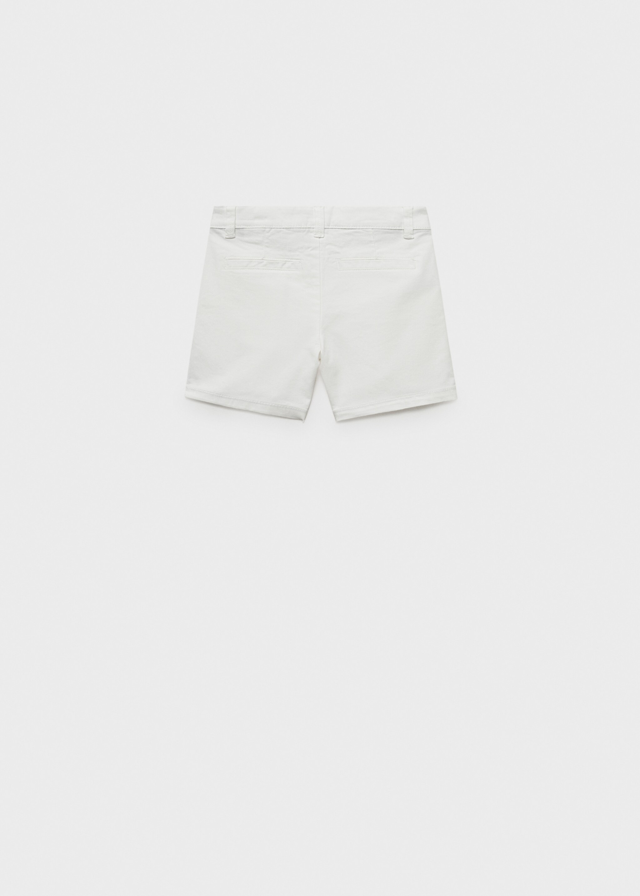 Cotton Bermuda shorts - Reverse of the article, White. Ref: 87045944-00.