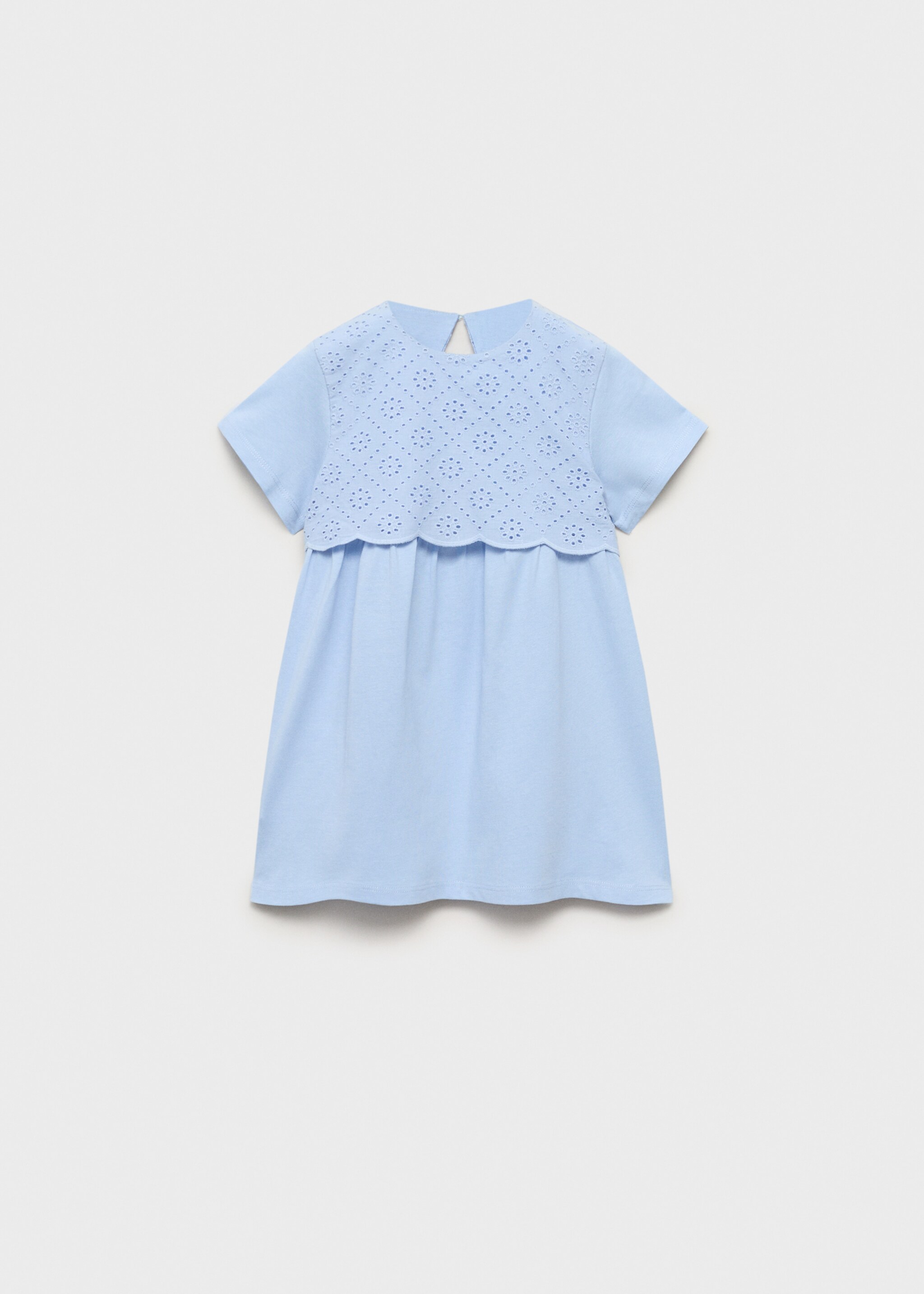 Βαμβακερό φόρεμα κέντημα - Προϊόν χωρίς μοντέλο, Μπλε. Ref: 87045948-00.