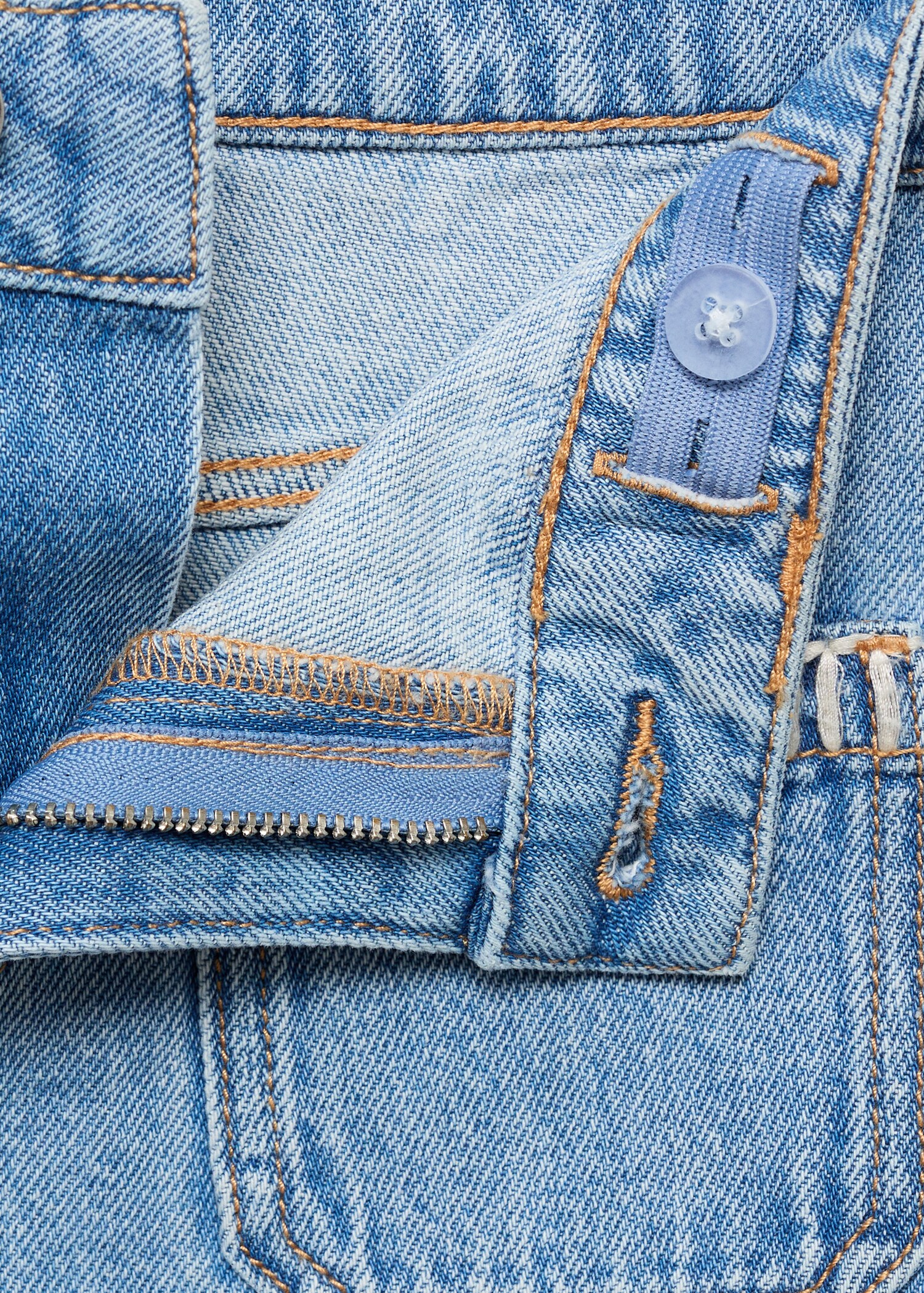 Denim short skirt - Details of the article 0