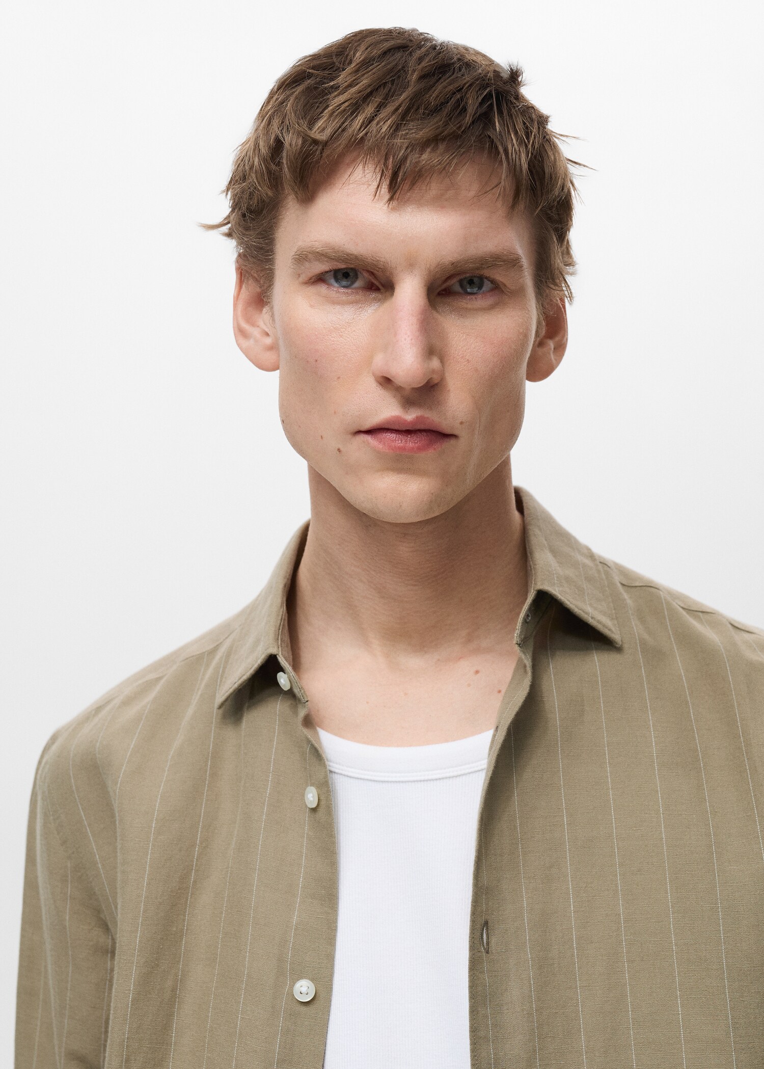 Chemise lin rayures tennis - Détail de l'article 1