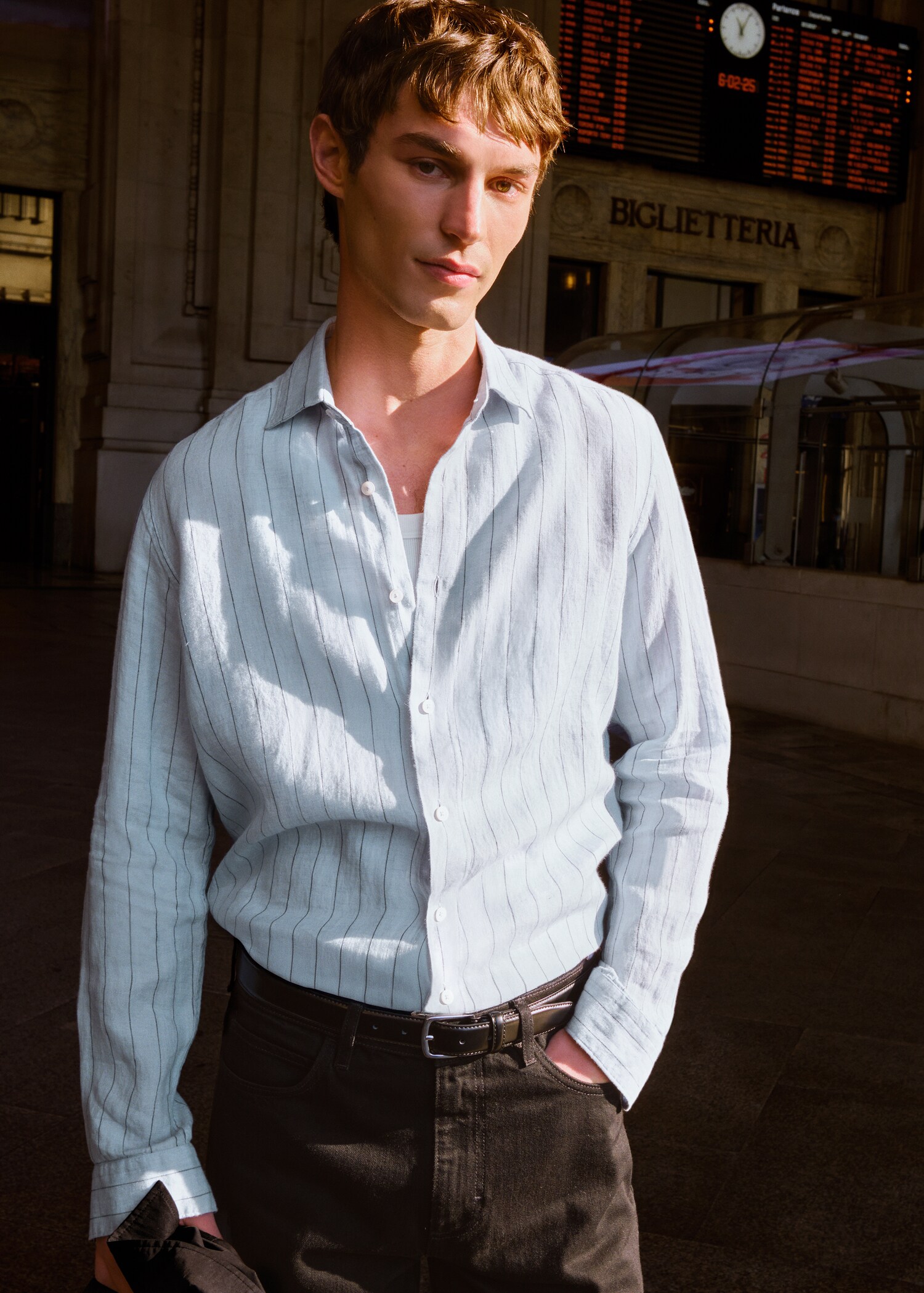 Chemise lin rayures tennis - Détail de l'article 3