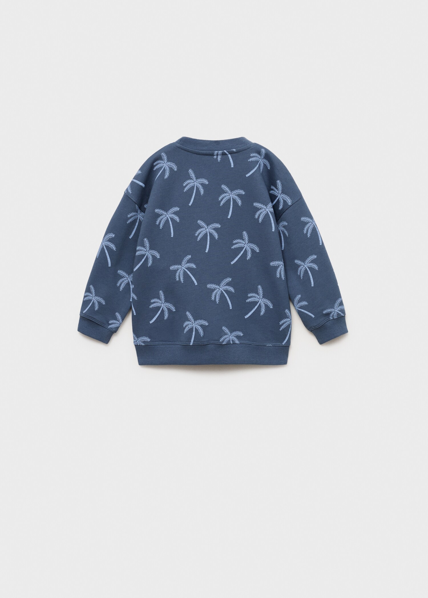 Palm trees printed sweatshirt - Reverse of the article
