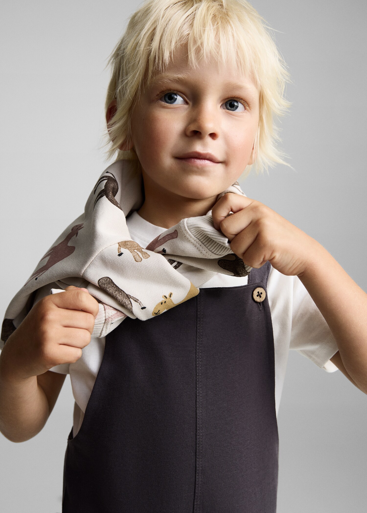 Salopette courte maille - Détail de l'article 1