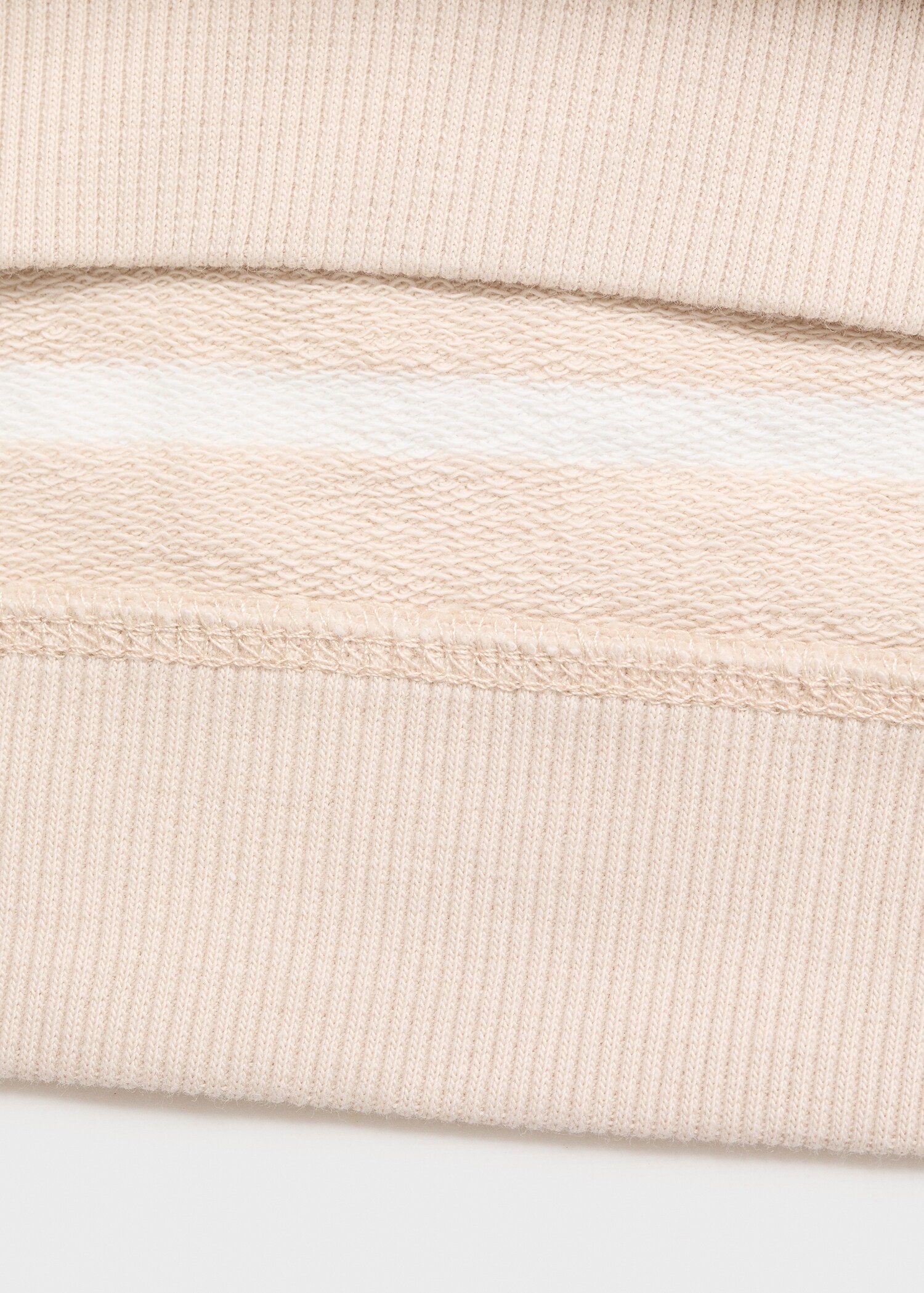 Striped cotton-blend sweatshirt - Details of the article 0