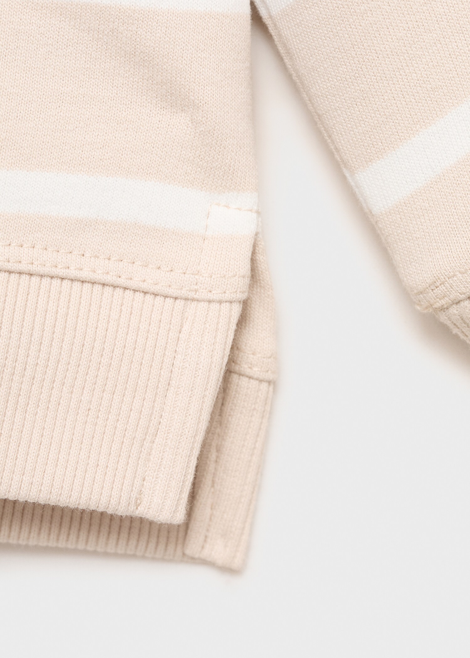 Striped cotton-blend sweatshirt - Details of the article 8