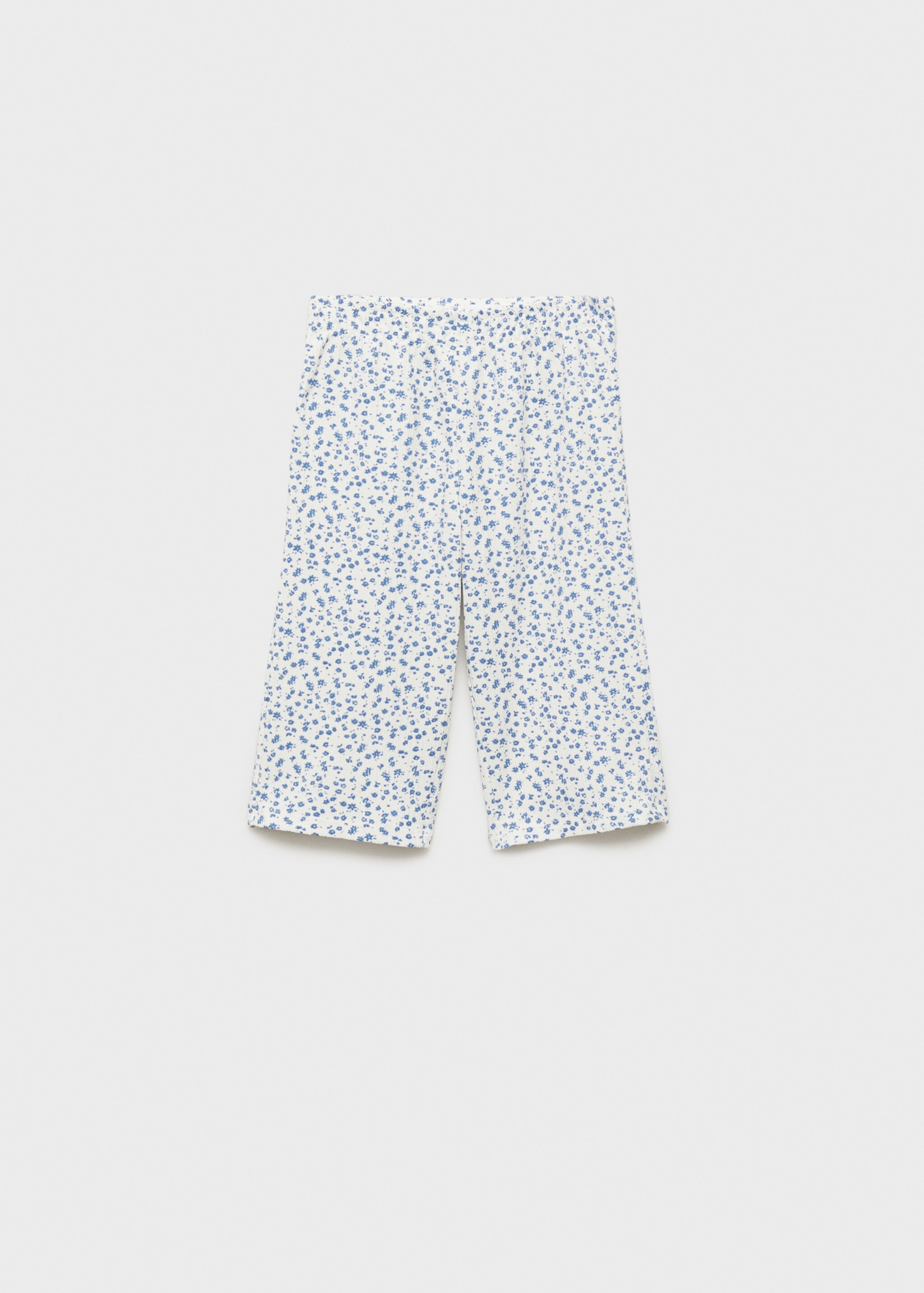 Spodnie z kwiatowym wzorem - Artykuł bez modela/modelki, Złamana biel. Ref: 87045977-00.