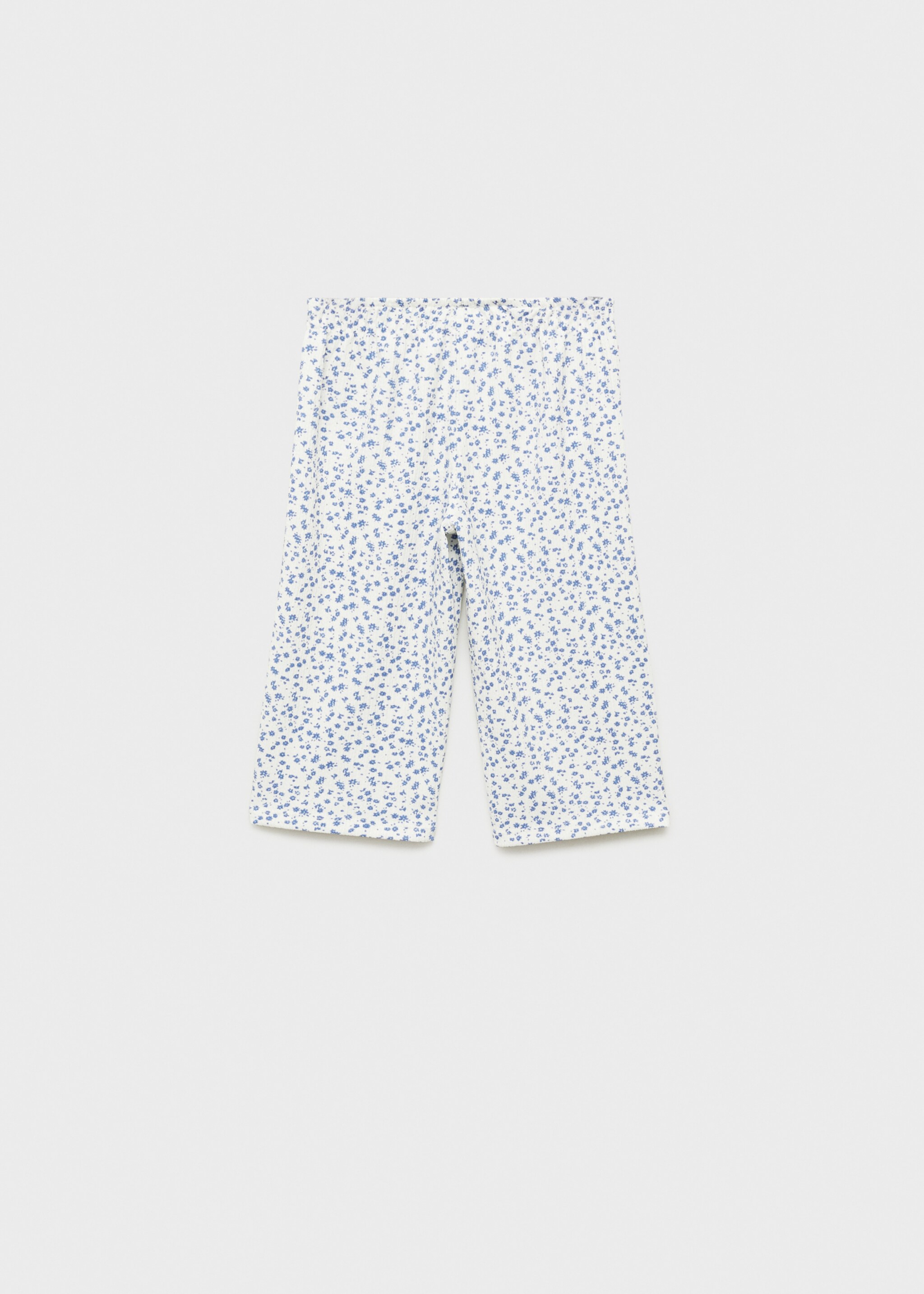 Spodnie z kwiatowym wzorem - Tylna strona artykułu, Złamana biel. Ref: 87045977-00.