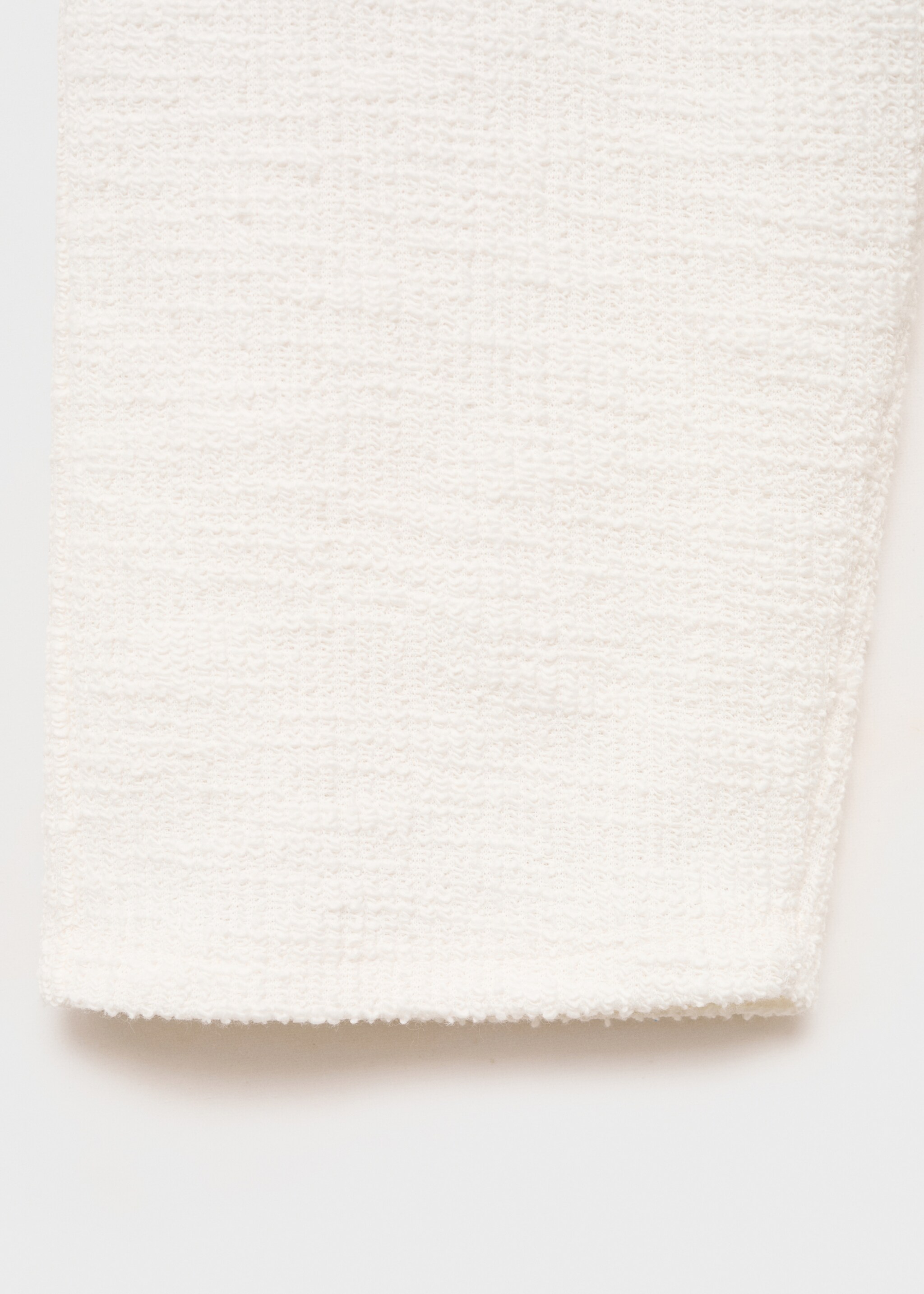 Gerade Tweed-Hose - Detail des Artikels 0, Cremeweiß. Ref: 87045978-00.