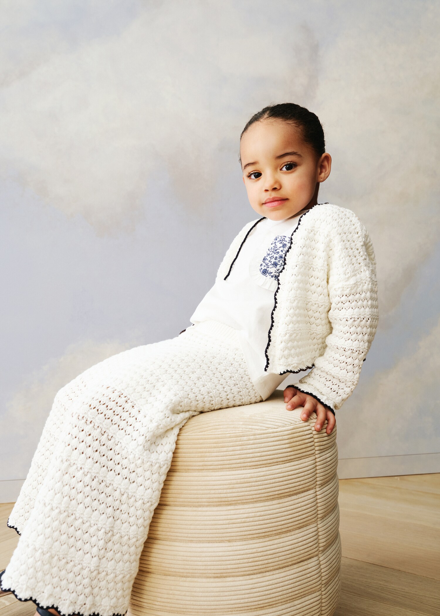 Opengewerkte gebreide broek - Detail van het artikel 5