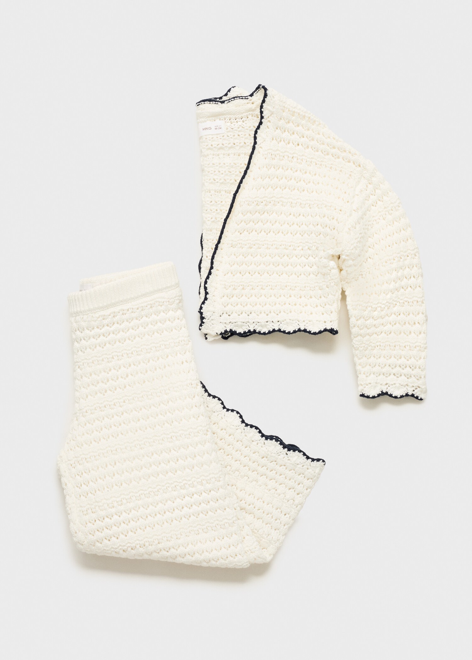 Opengewerkte gebreide broek - Detail van het artikel 8