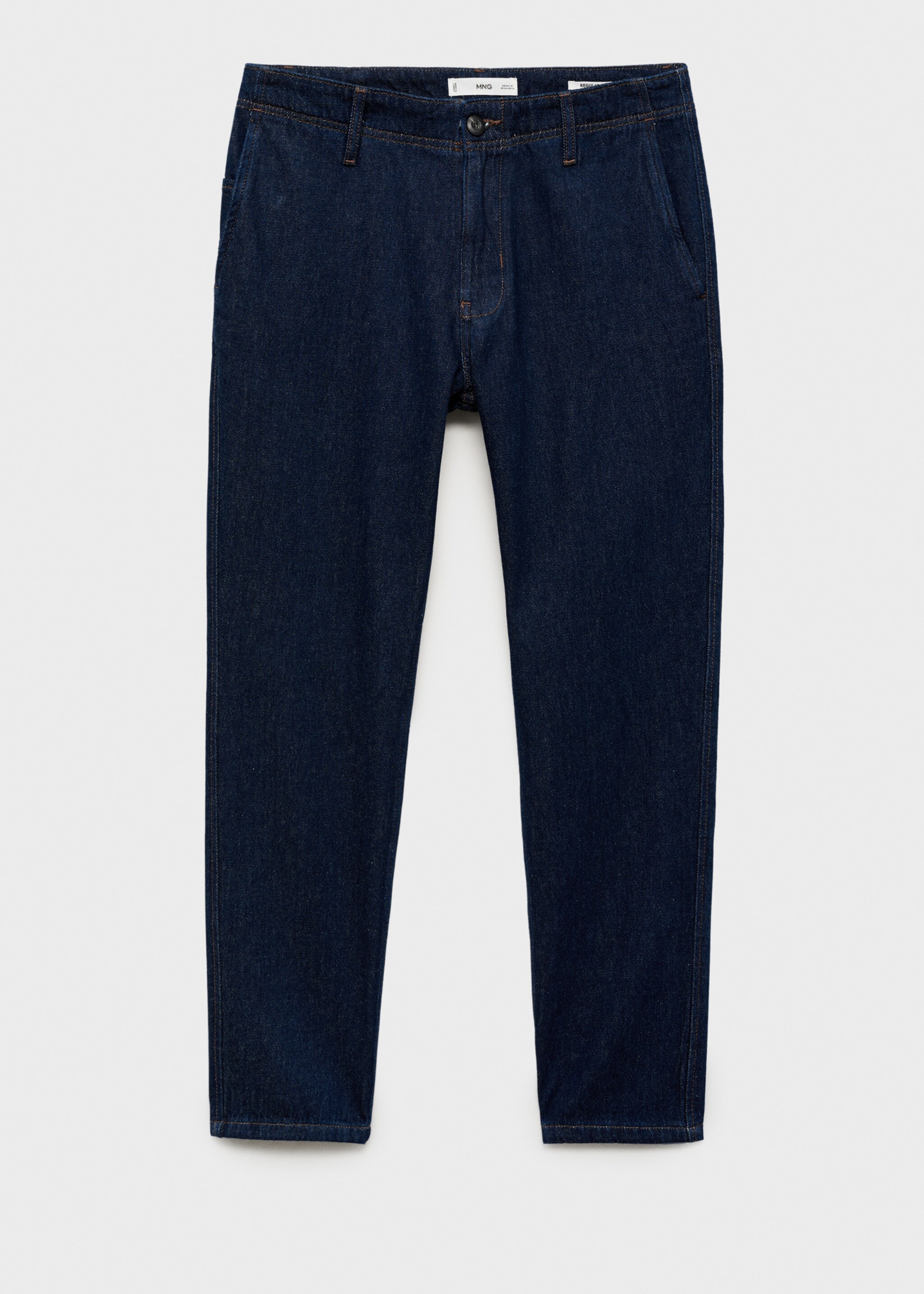 Jean regular-fit délavé foncé - Article sans modèle, Bleu. Ref: 87045984-00.