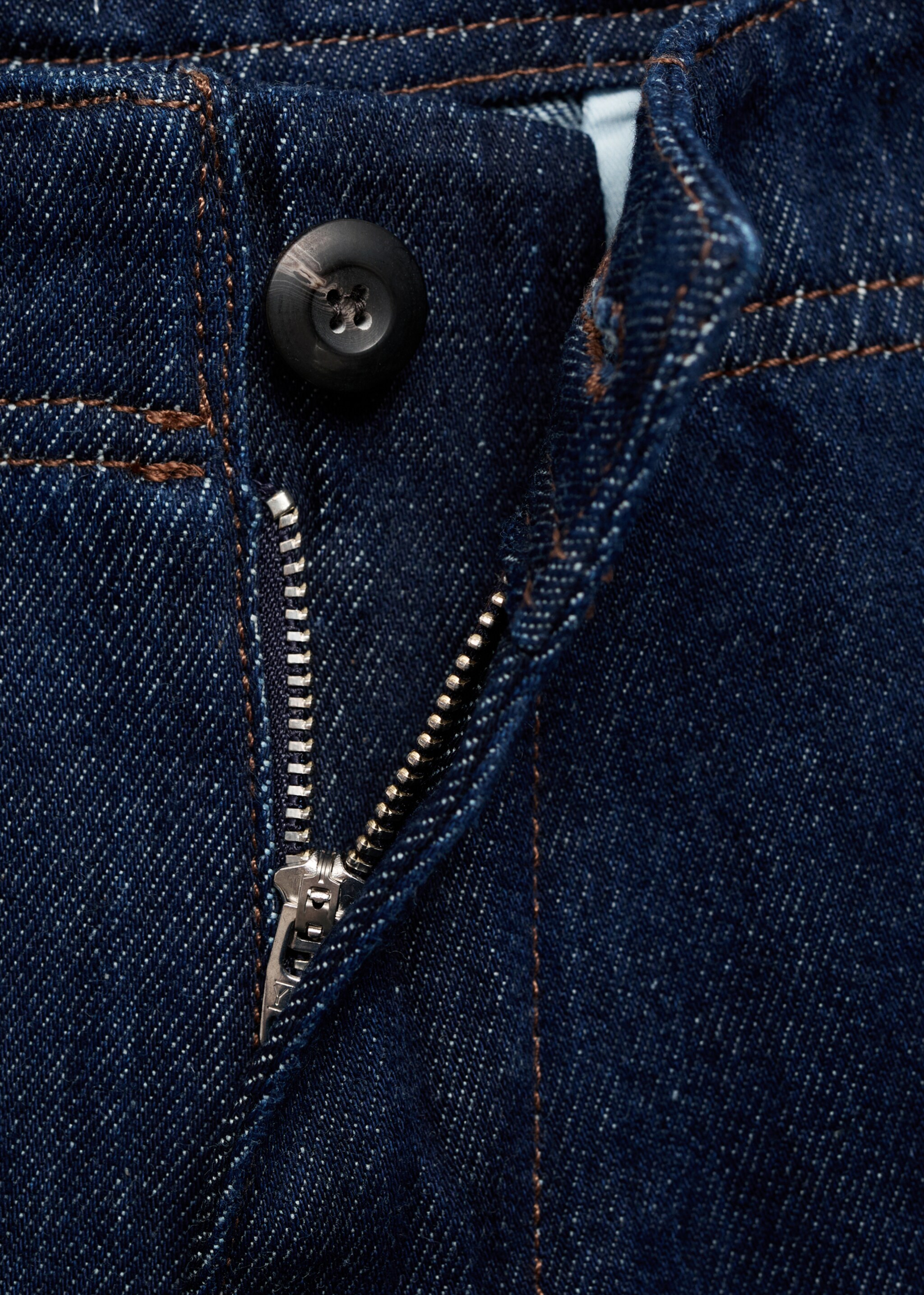 Jean regular-fit délavé foncé - Détail de l'article 0, Bleu. Ref: 87045984-00.