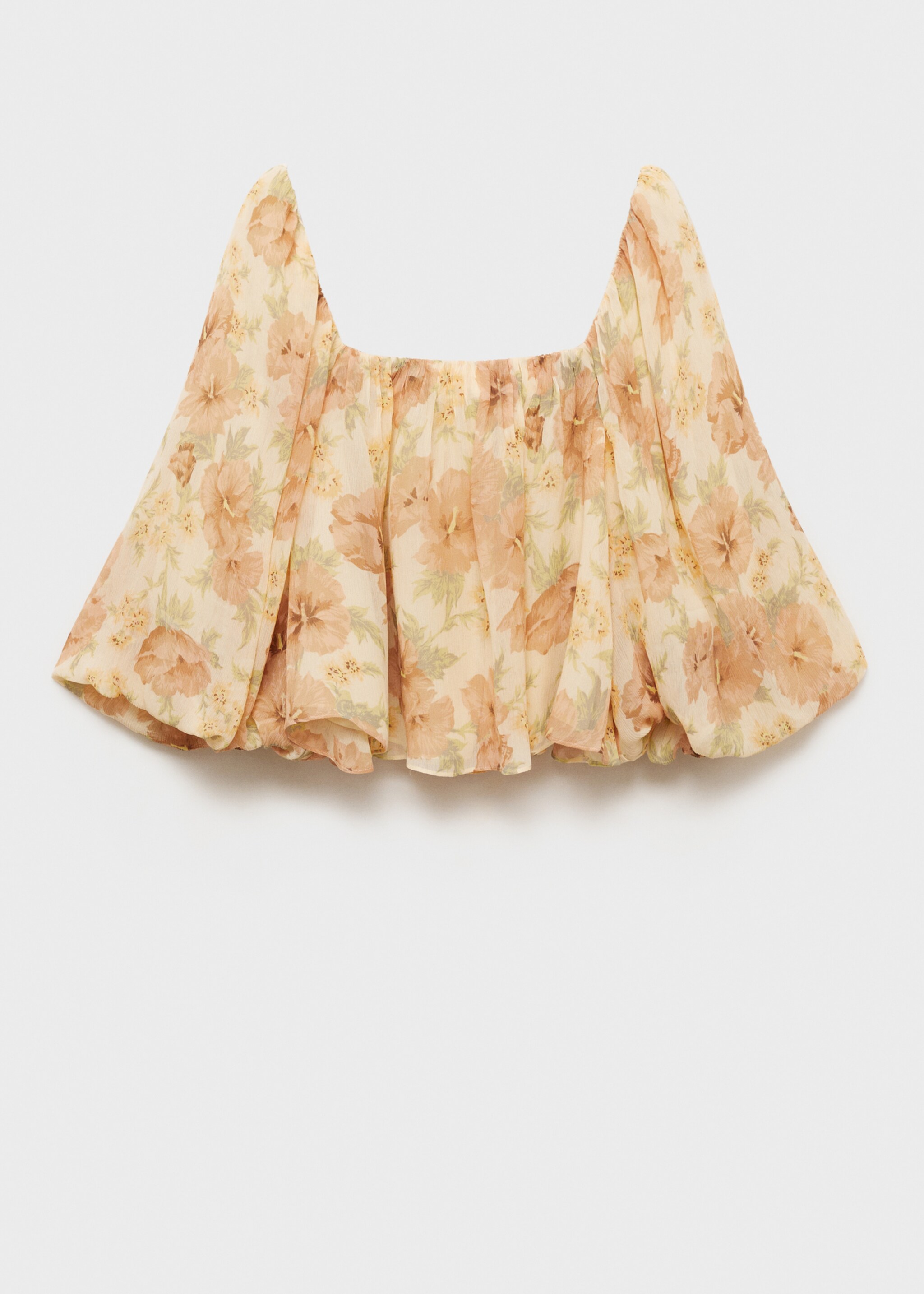 Blouse à dos ouvert - Article sans modèle, Écru. Ref: 87045994-00.