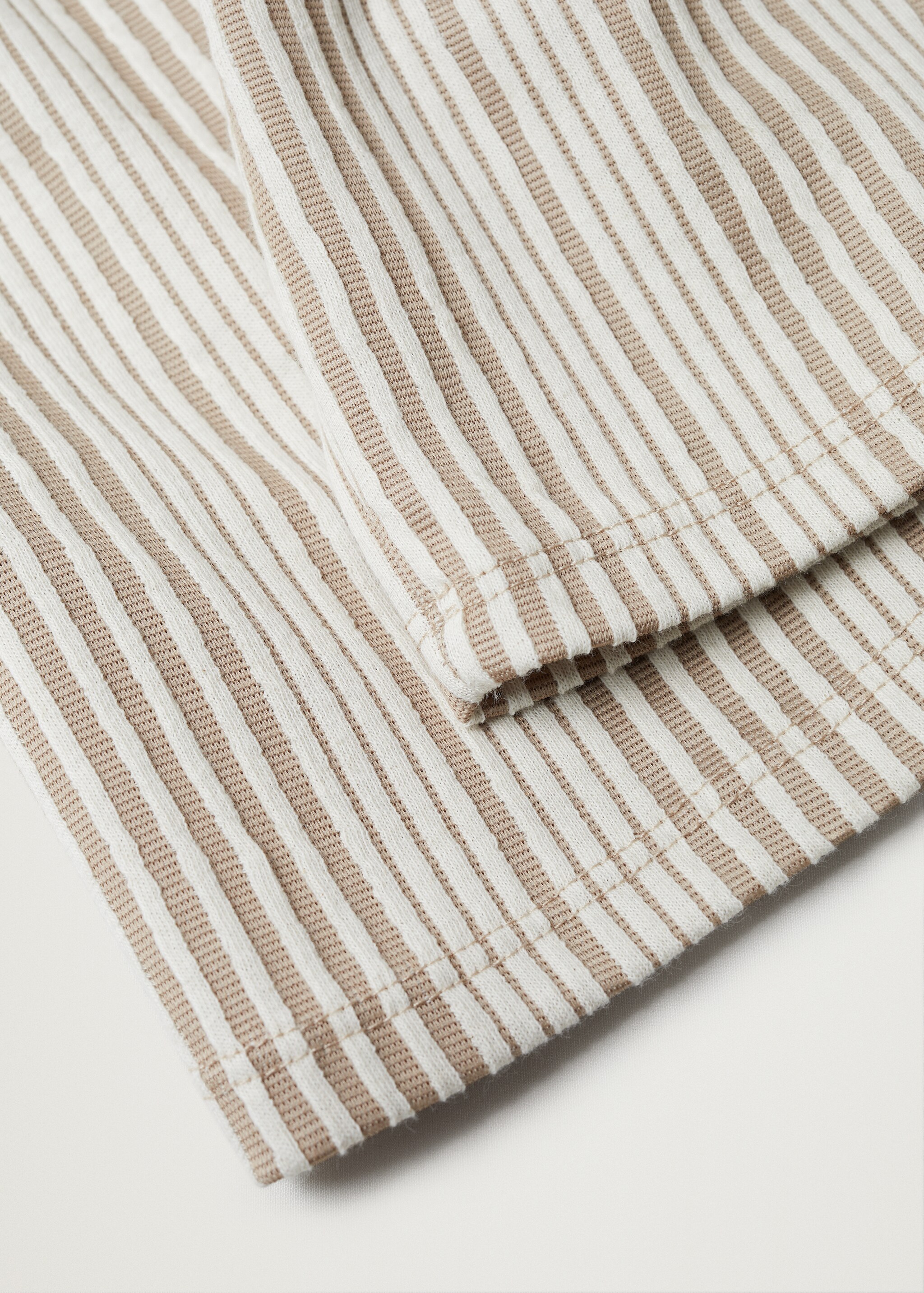 Kalhoty culottes s proužky - Detail zboží 8