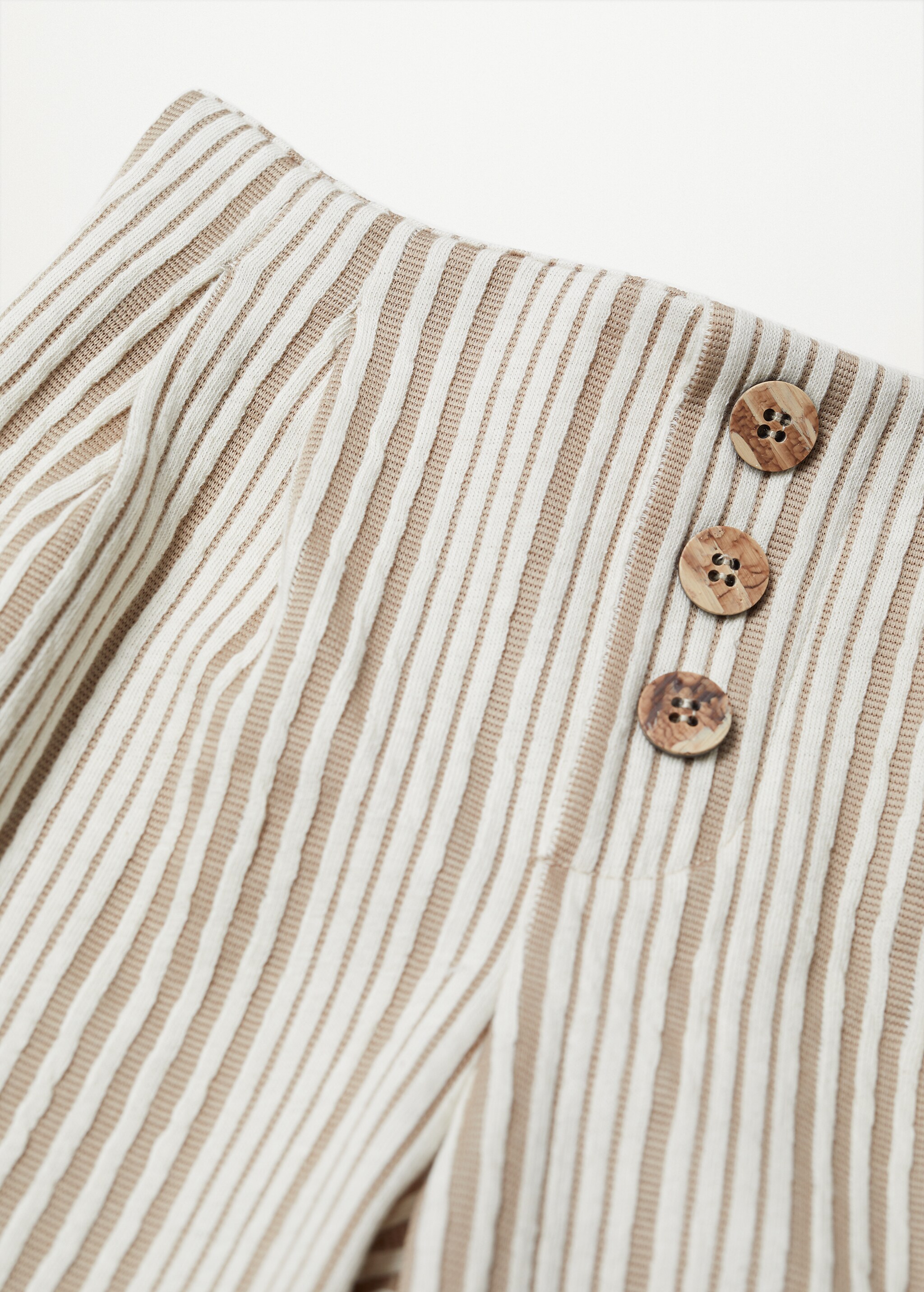 Kalhoty culottes s proužky - Detail zboží 9