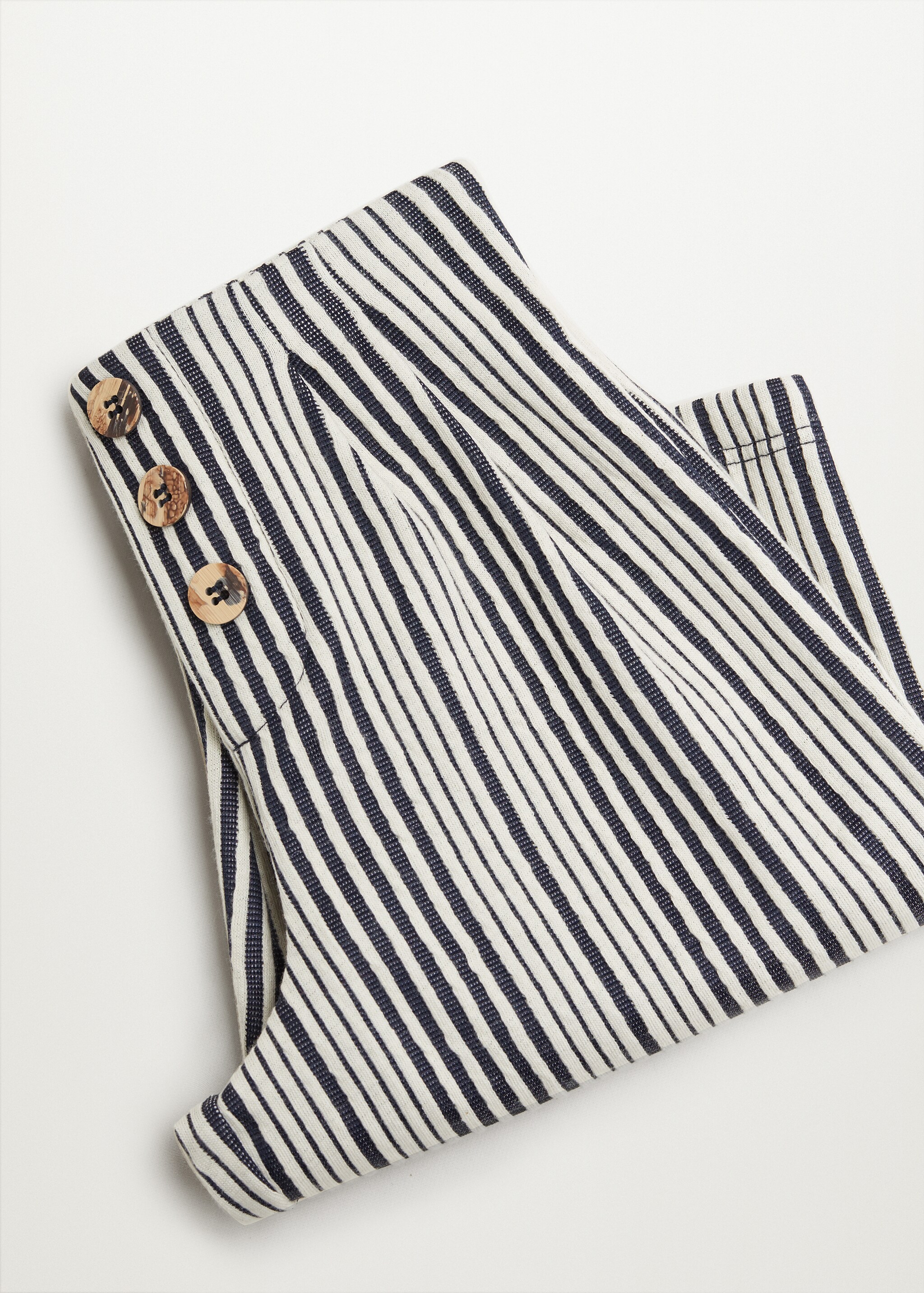 Kalhoty culottes s proužky - Detail zboží 8