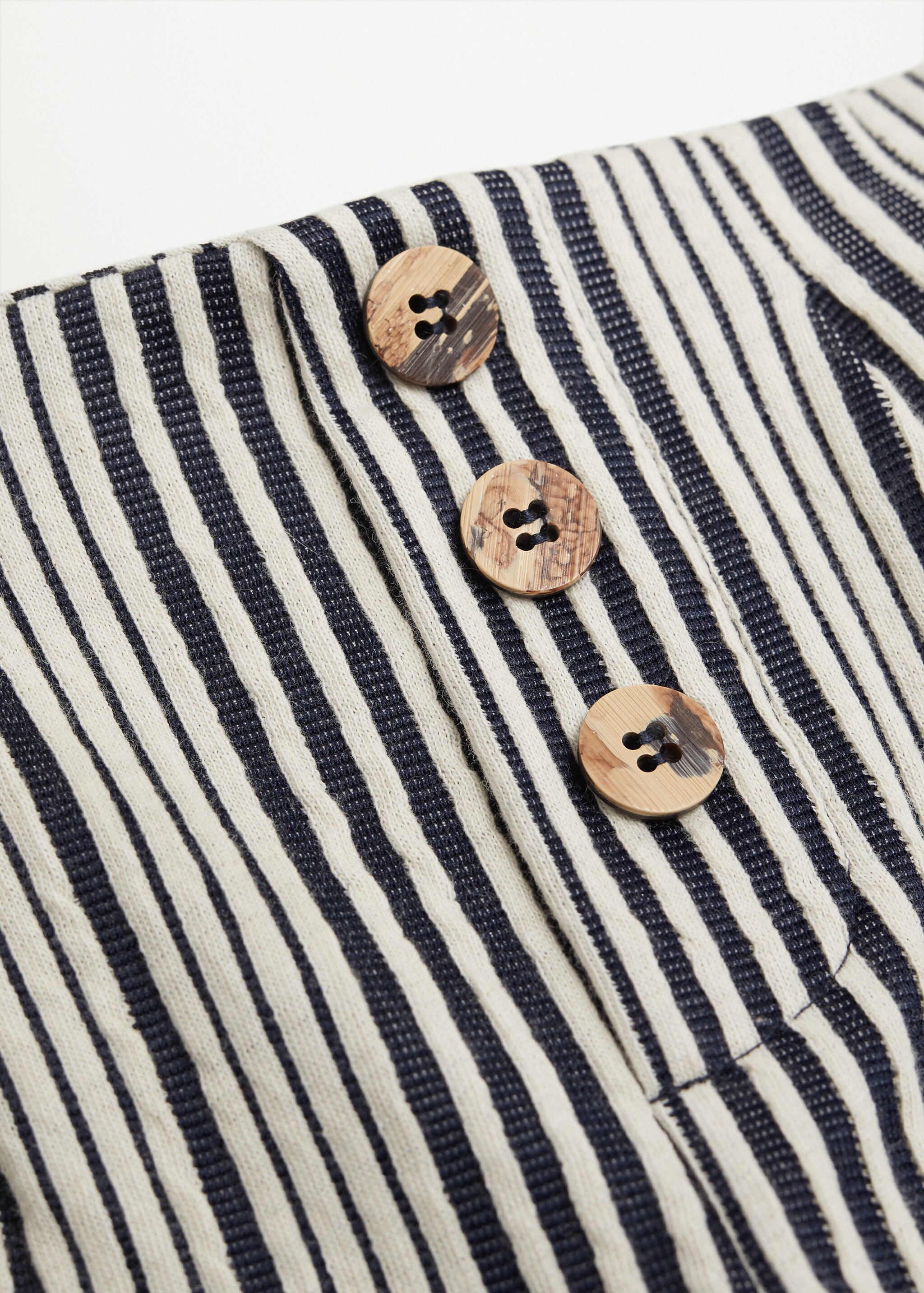 Kalhoty culottes s proužky - Detail zboží 9