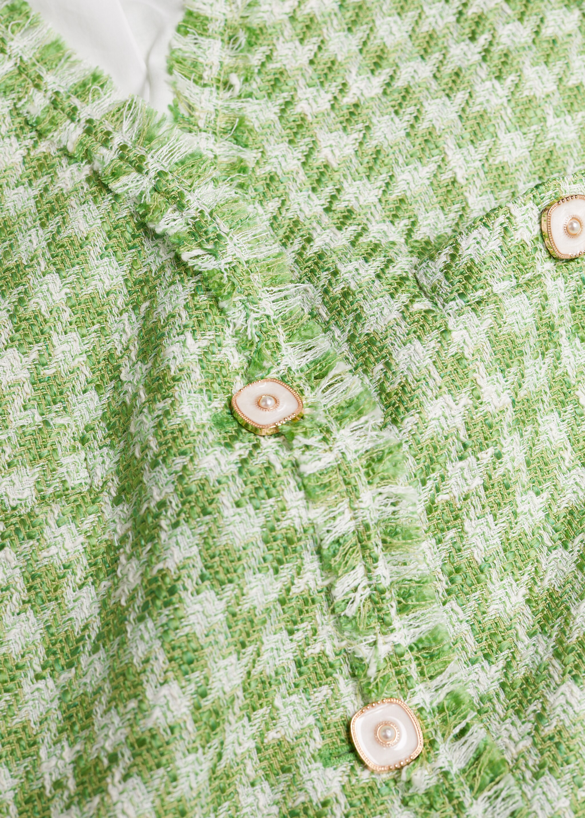 Tweed gilet with pockets - Details of the article 8