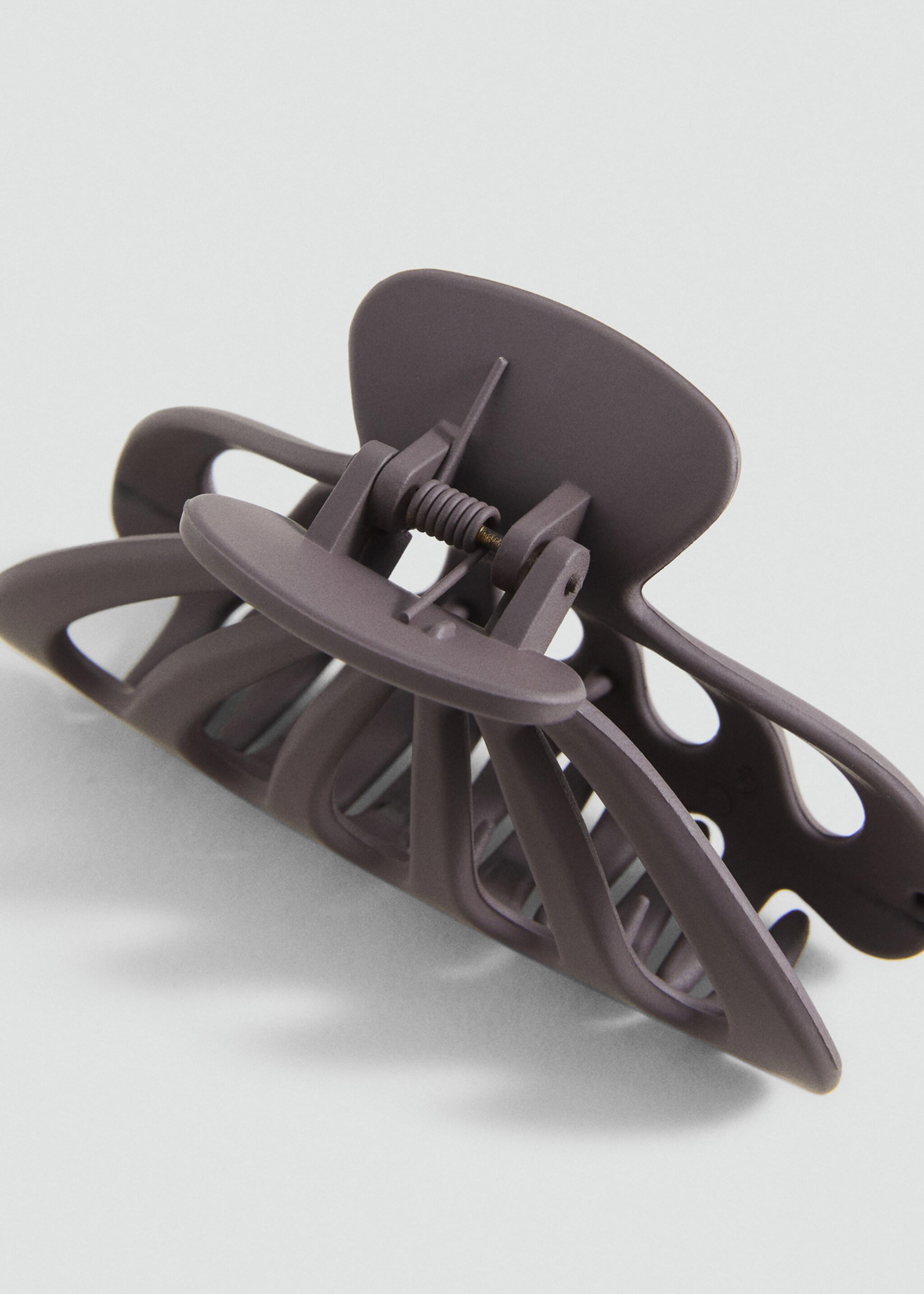 Hair clip - Medium plane, Chocolate. Ref: 87046365-00.