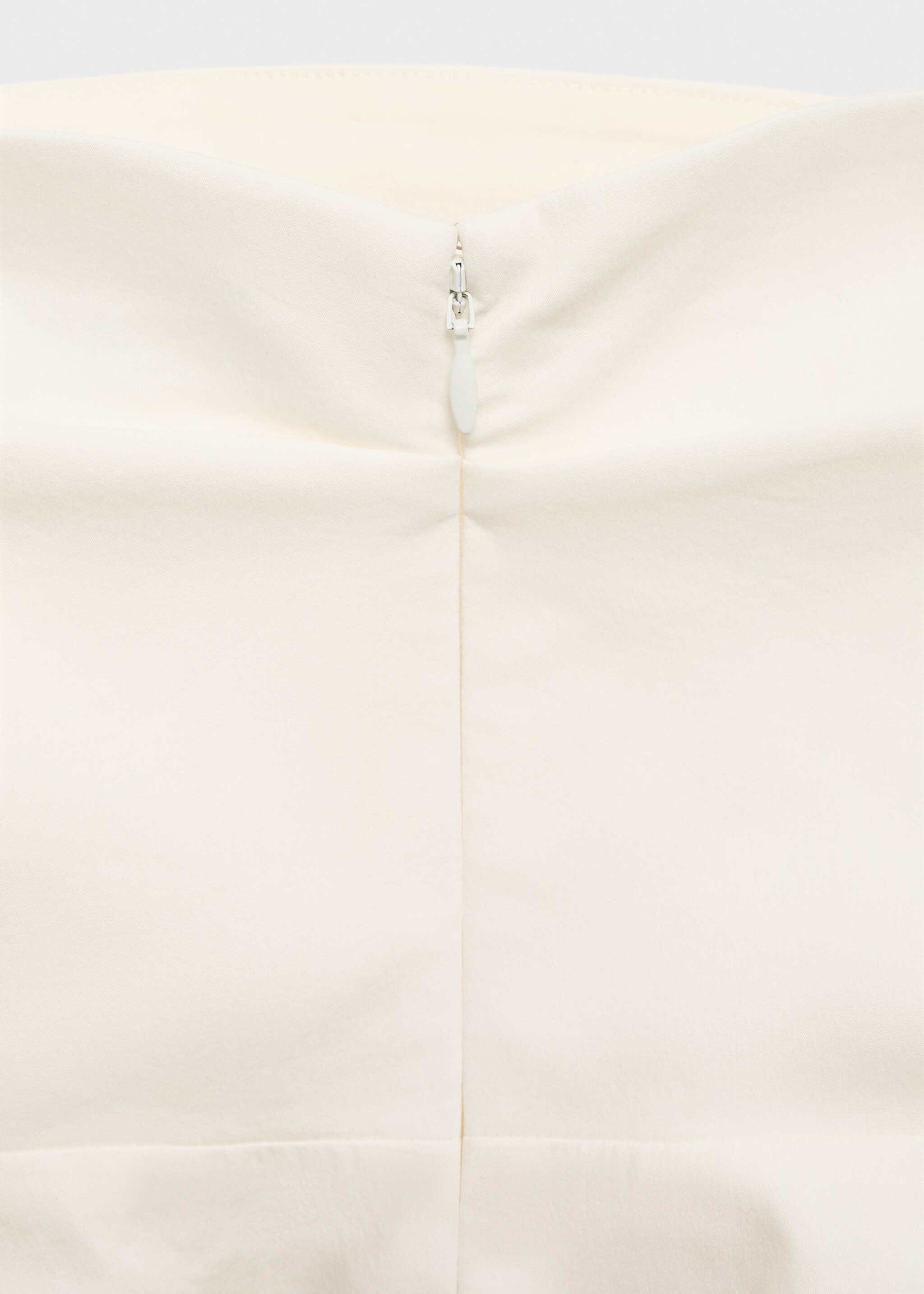 Top maxi volante - Detalle del artículo 0, Blanco roto. Ref: 87046371-00.