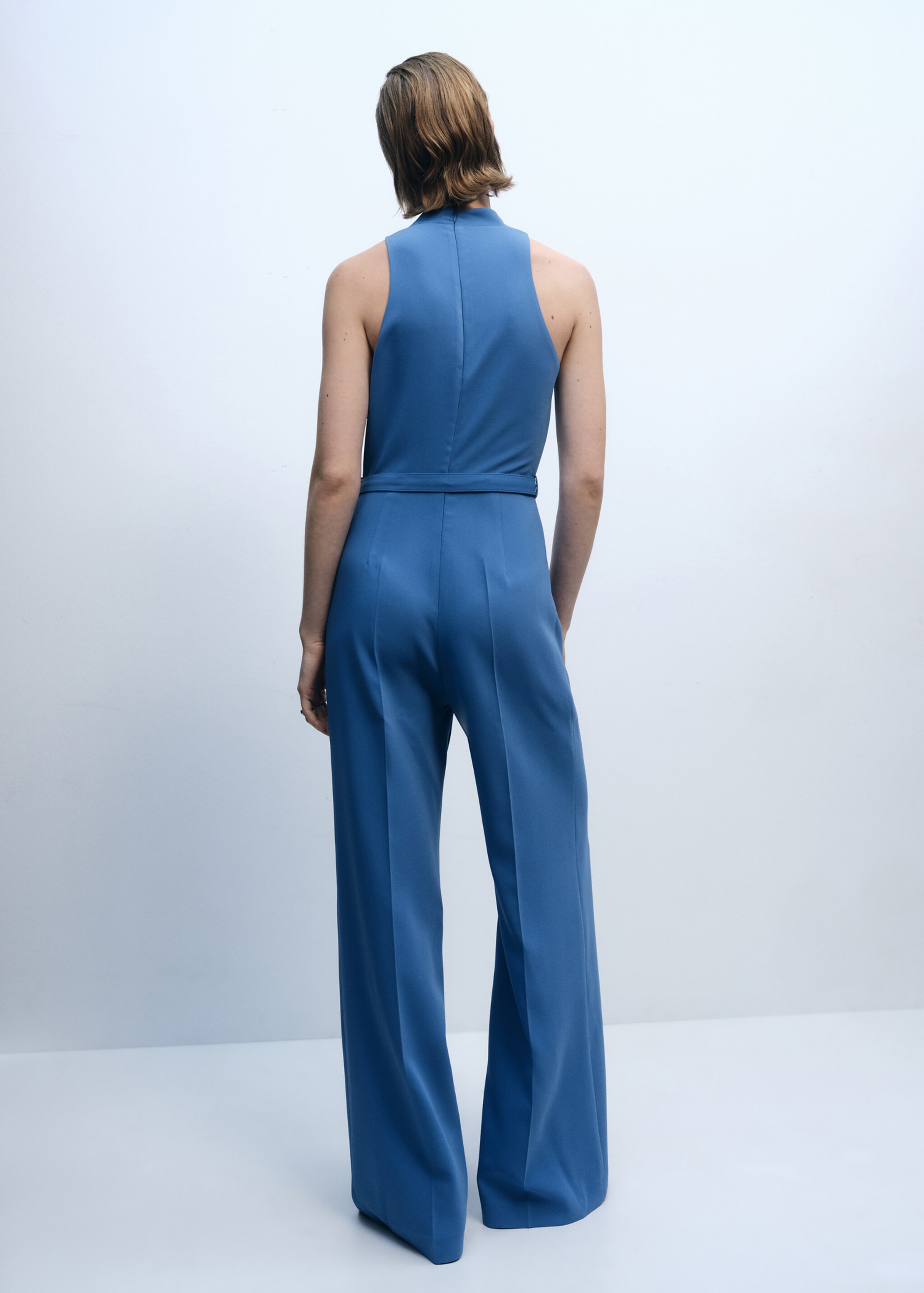 Mono largo cinturón - Reverso del artículo, Azul. Ref: 87046372-00.