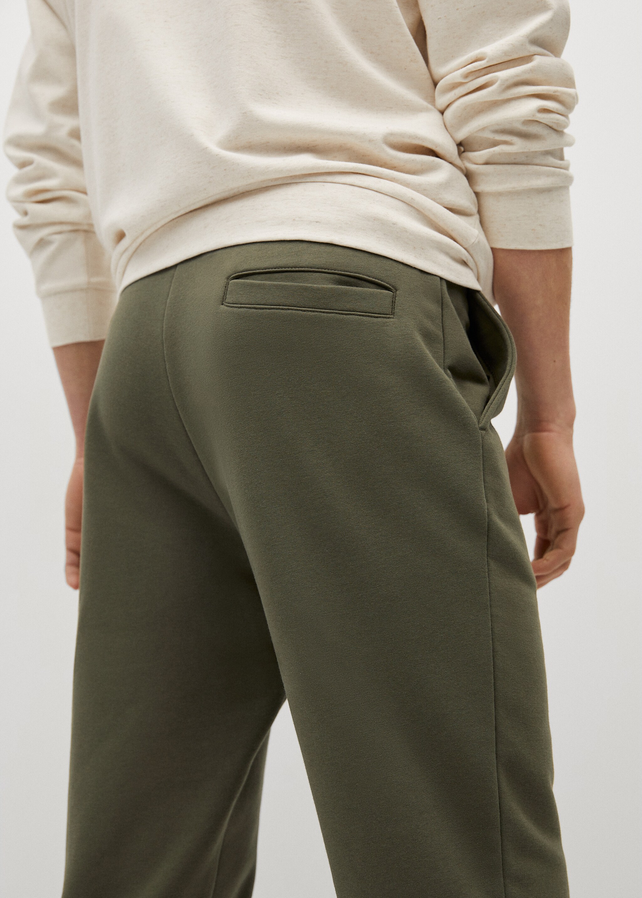 Kalhoty jogger z teplákoviny - Detail zboží 2