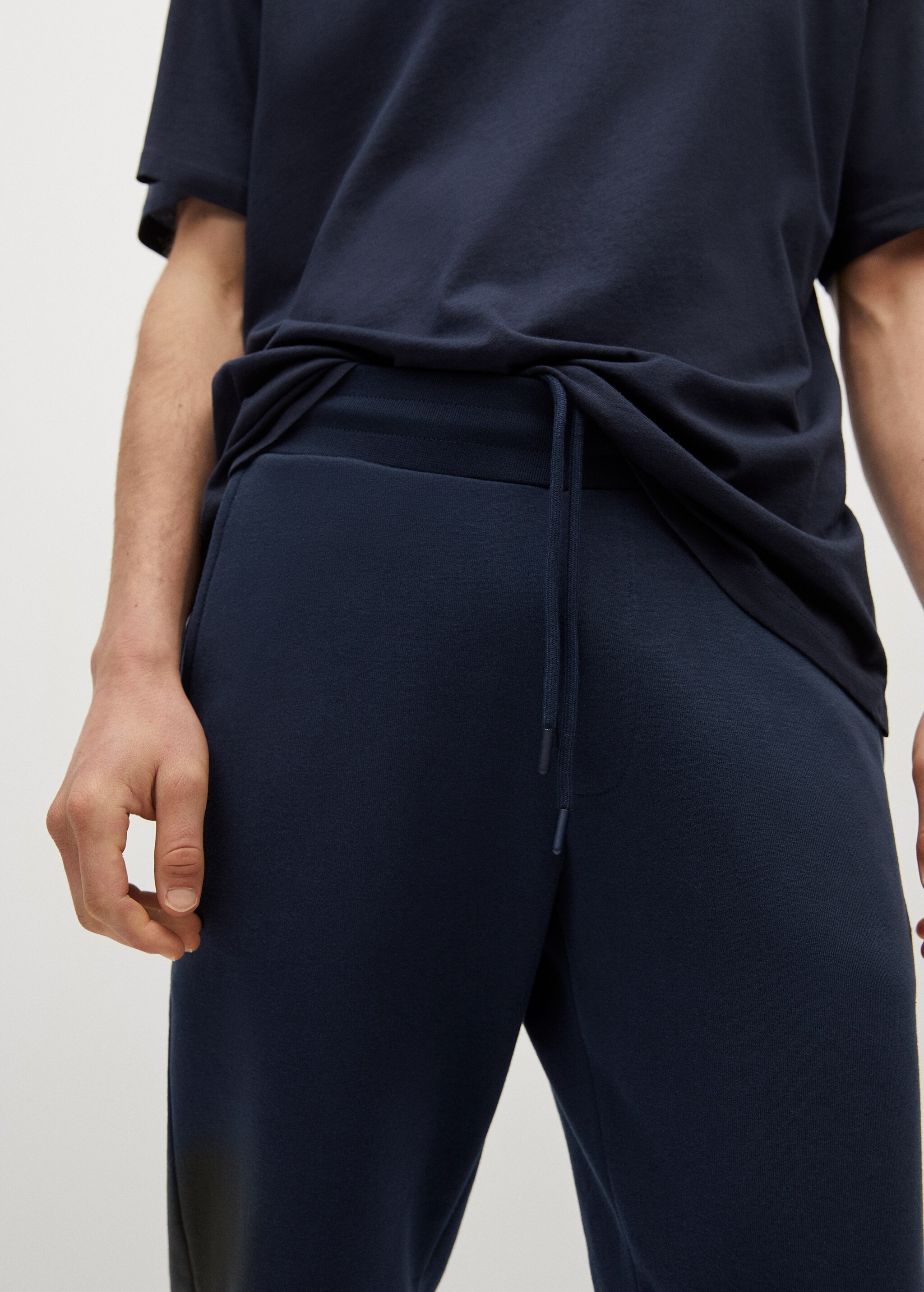 Kalhoty jogger z teplákoviny - Detail zboží 1