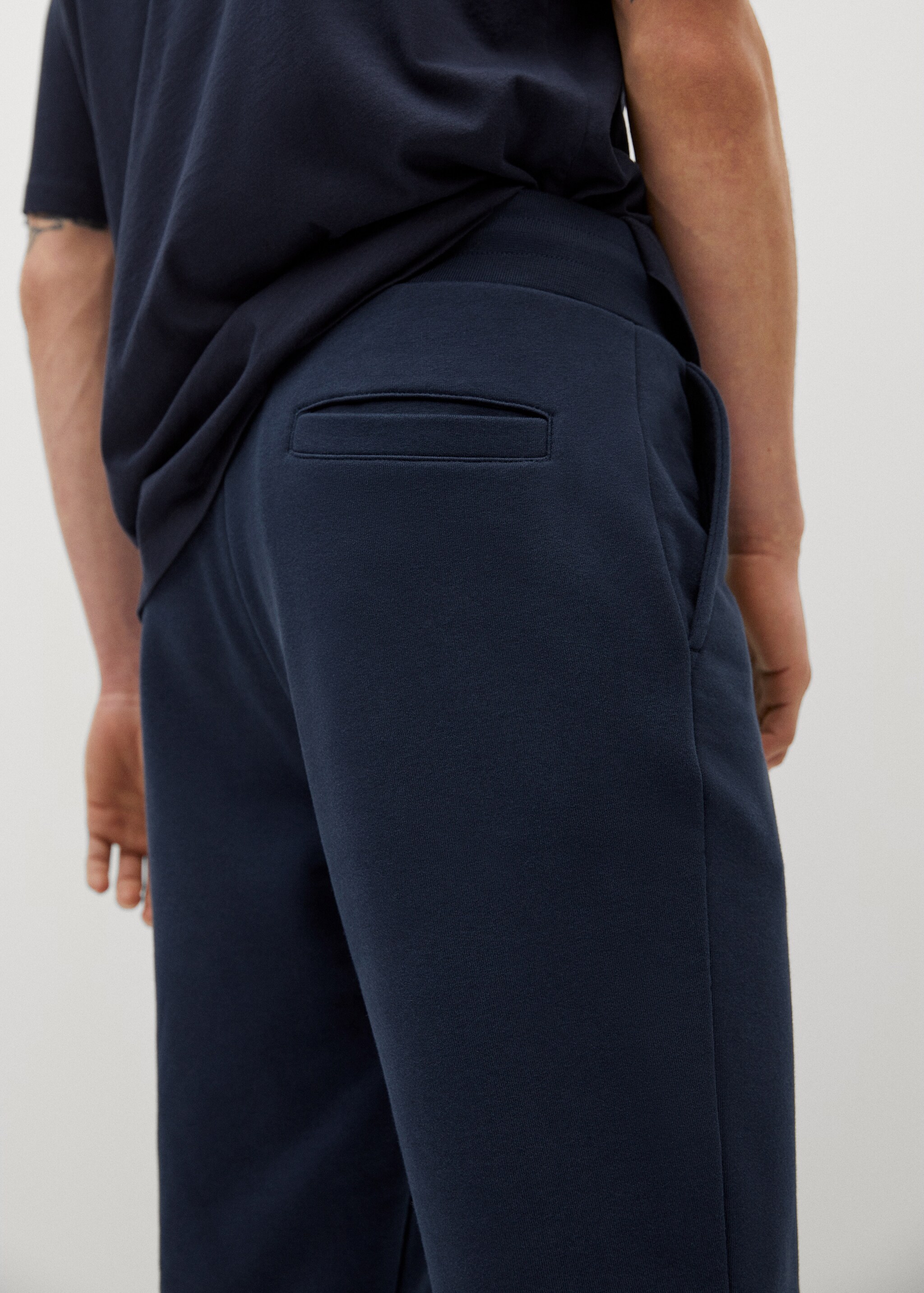 Kalhoty jogger z teplákoviny - Detail zboží 3