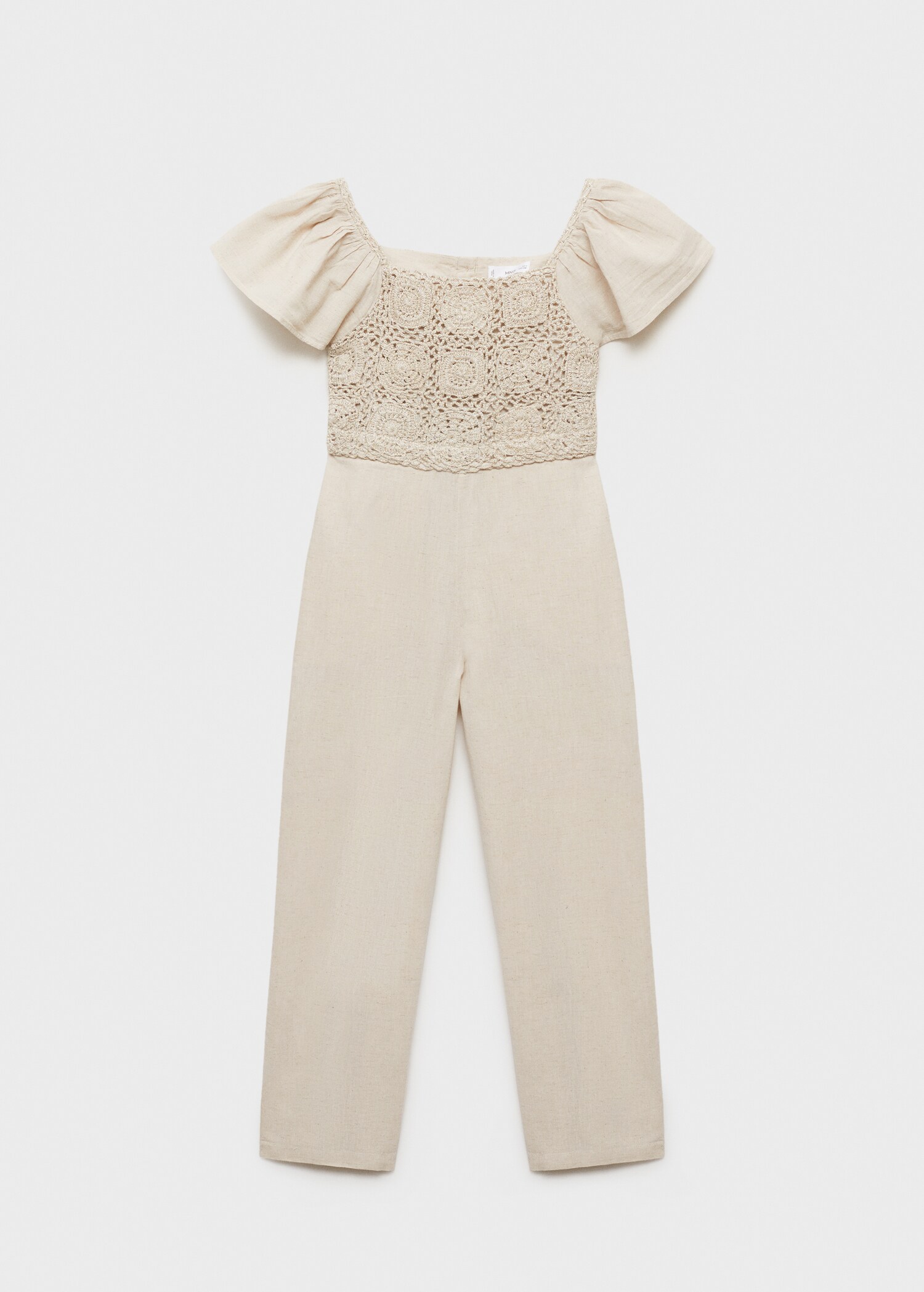 Jumpsuit with crochet detail - Article without model