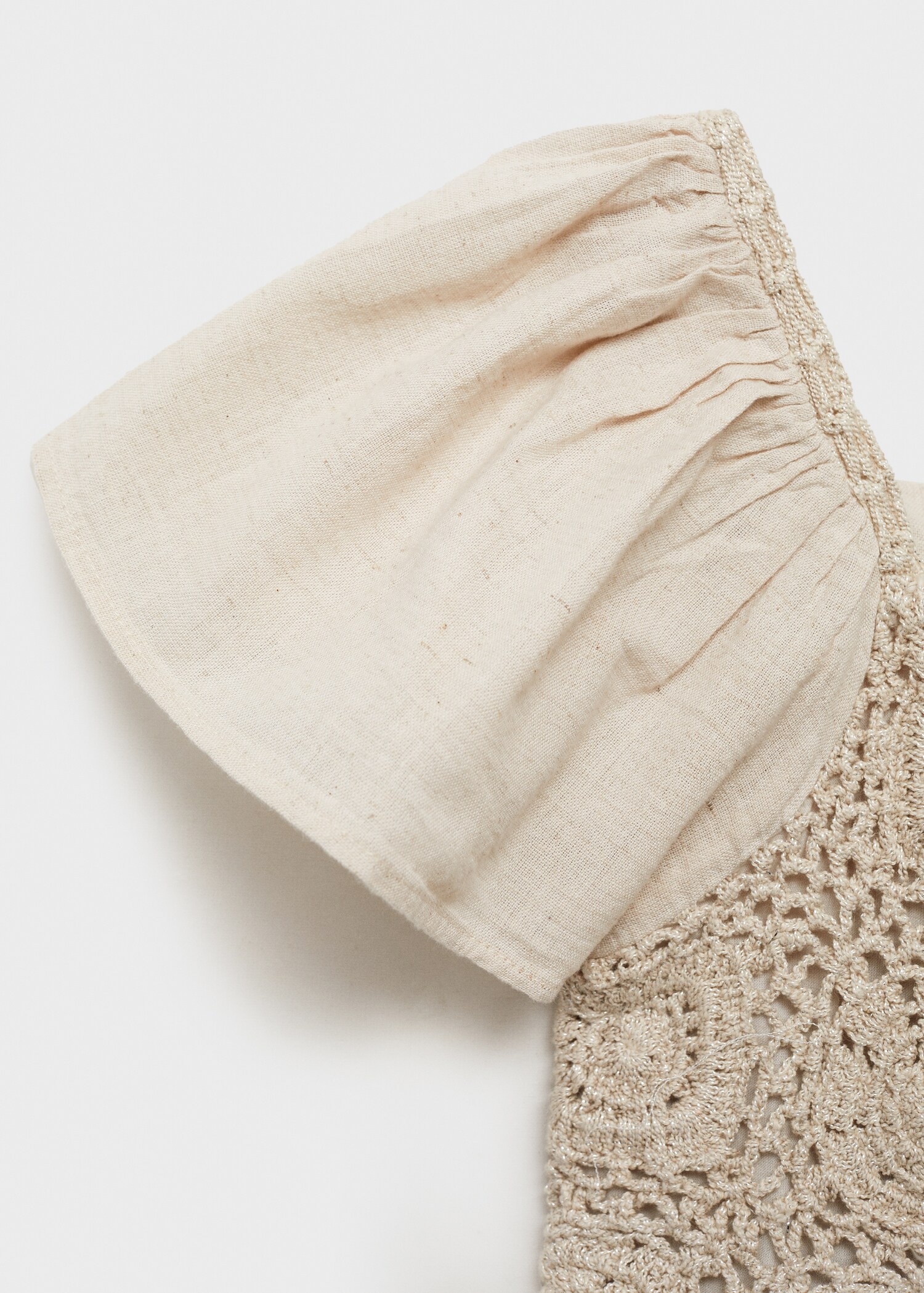 Jumpsuit with crochet detail - Details of the article 8