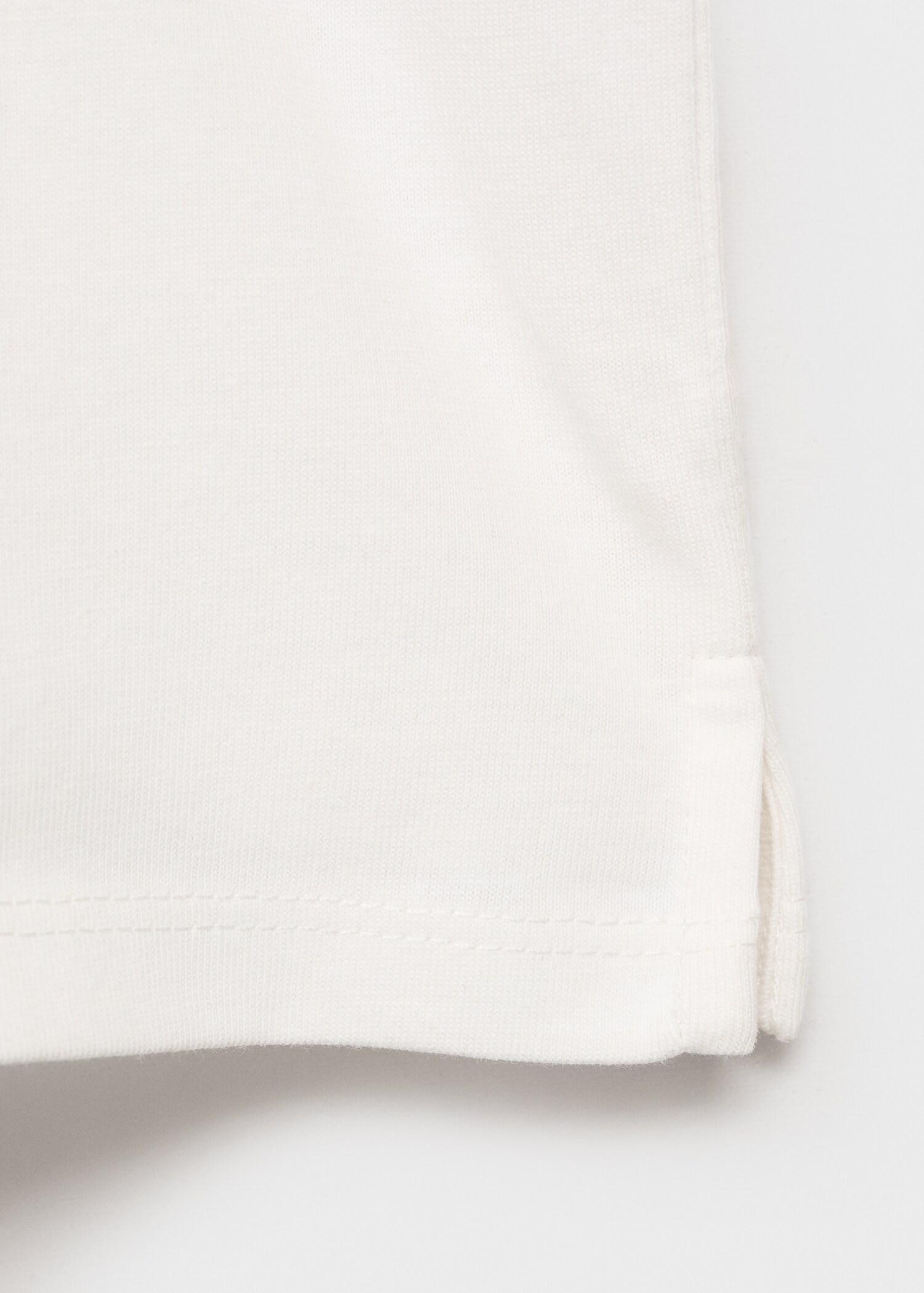 Katoenen T-shirt met knopen - Detail van het artikel 0