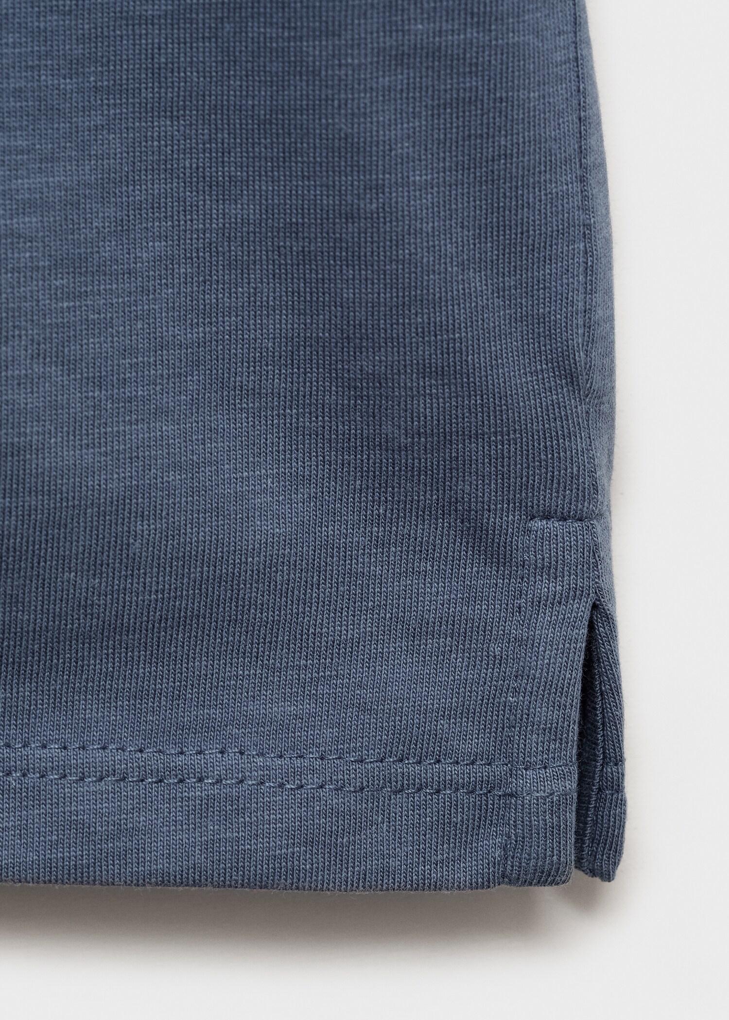 Katoenen T-shirt met knopen - Detail van het artikel 0