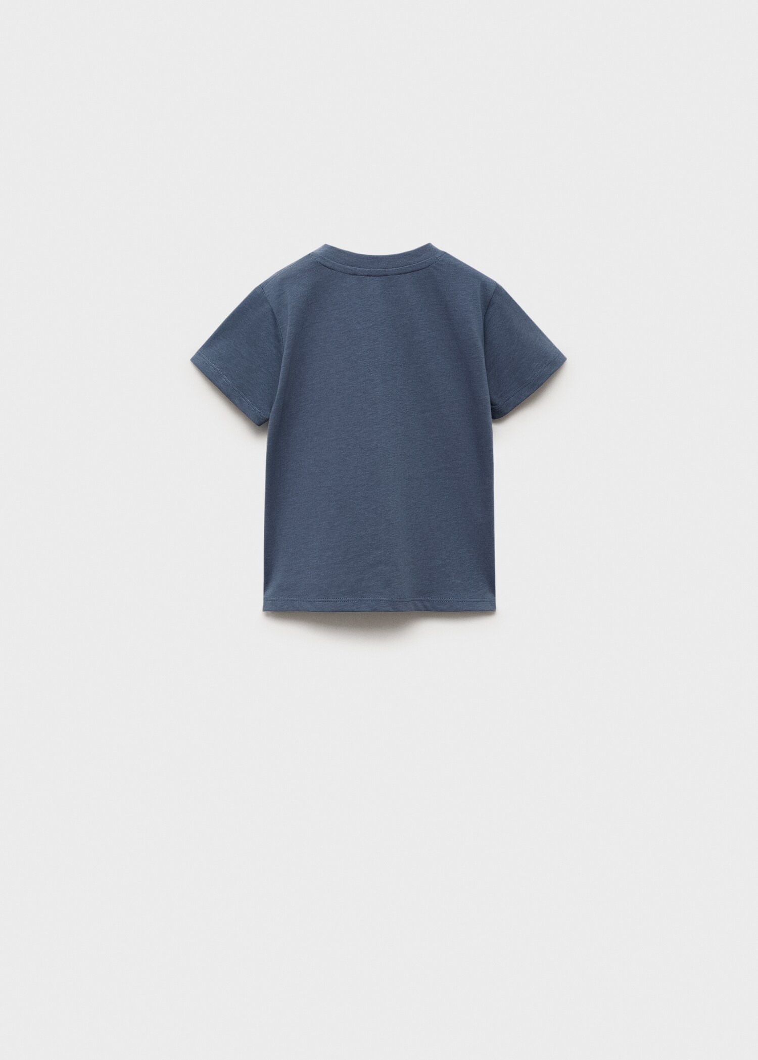 Katoenen T-shirt met knopen - Achterkant van het artikel