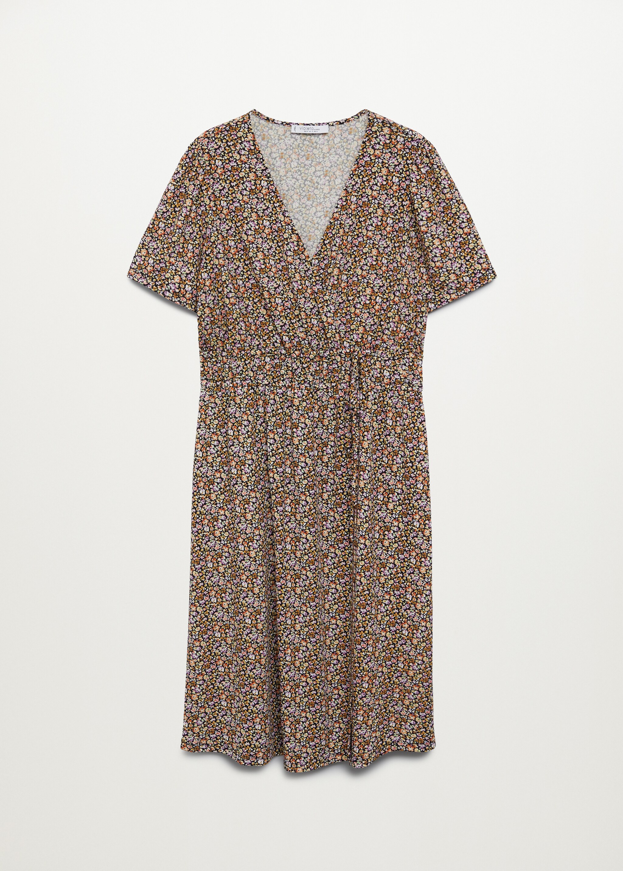 Vestido cruzado estampado - Artículo sin modelo