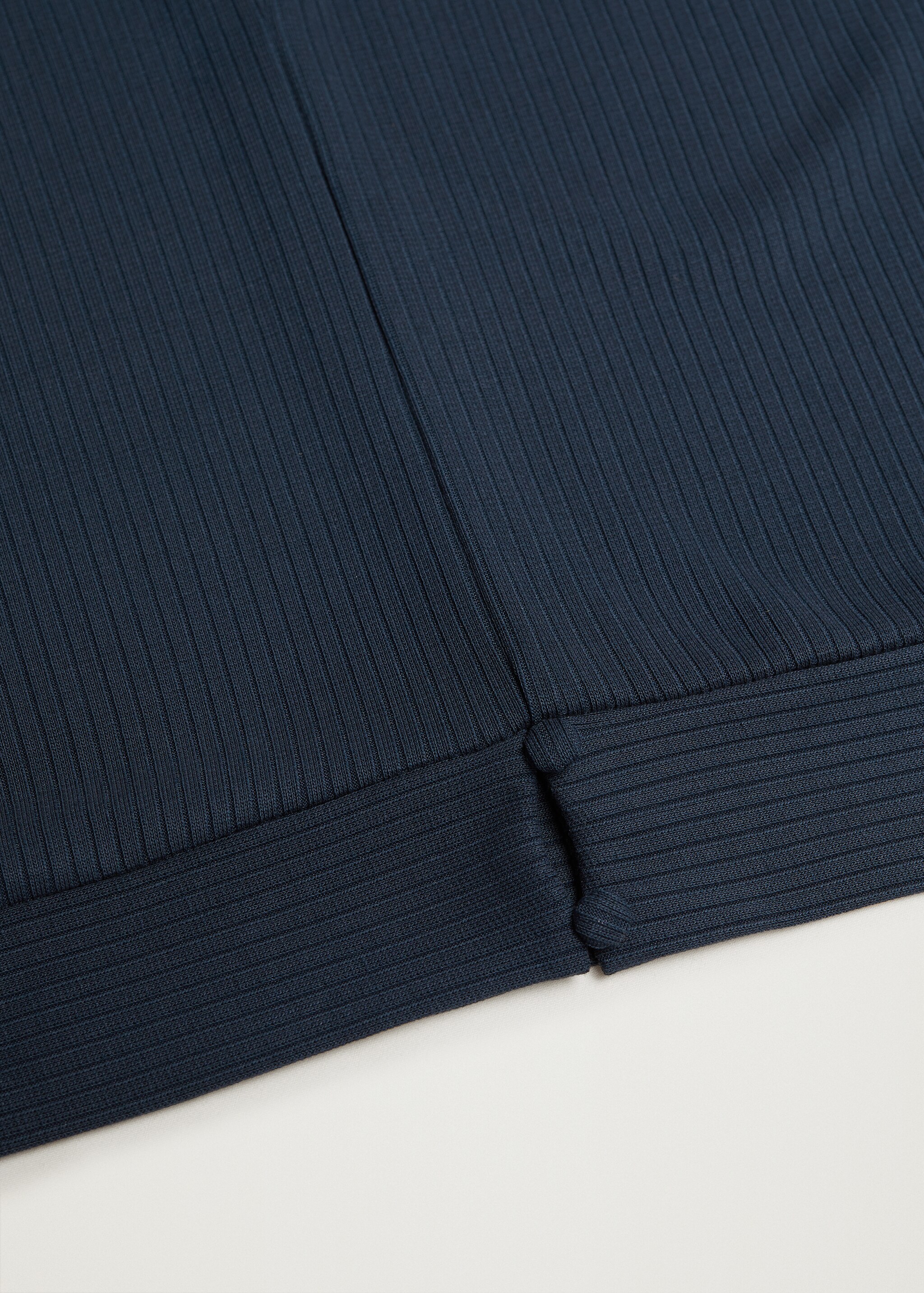 Camiseta canalé manga fruncida - Detalle del artículo 8
