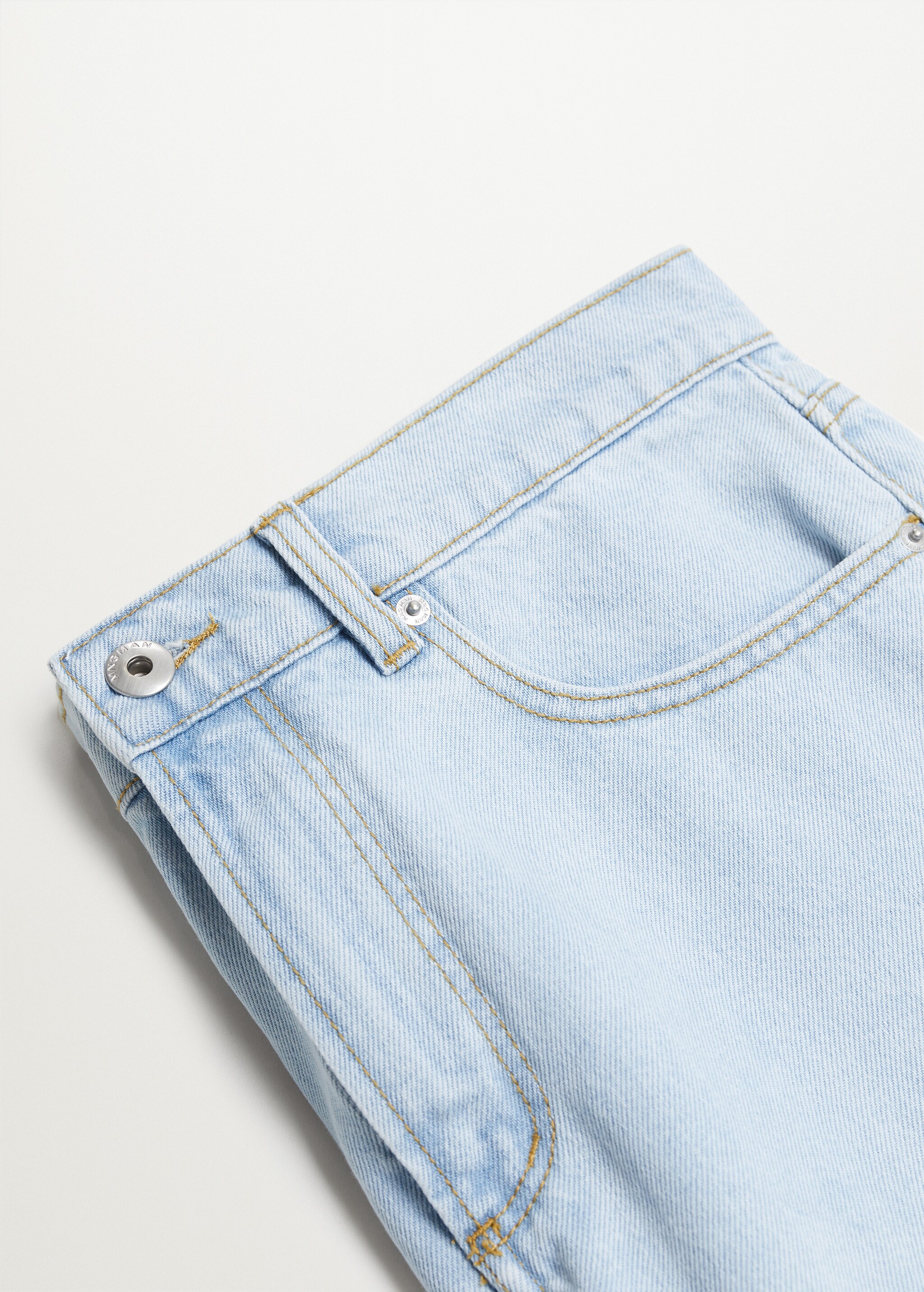 Bermudas denim relaxed lavado claro - Detalle del artículo 8